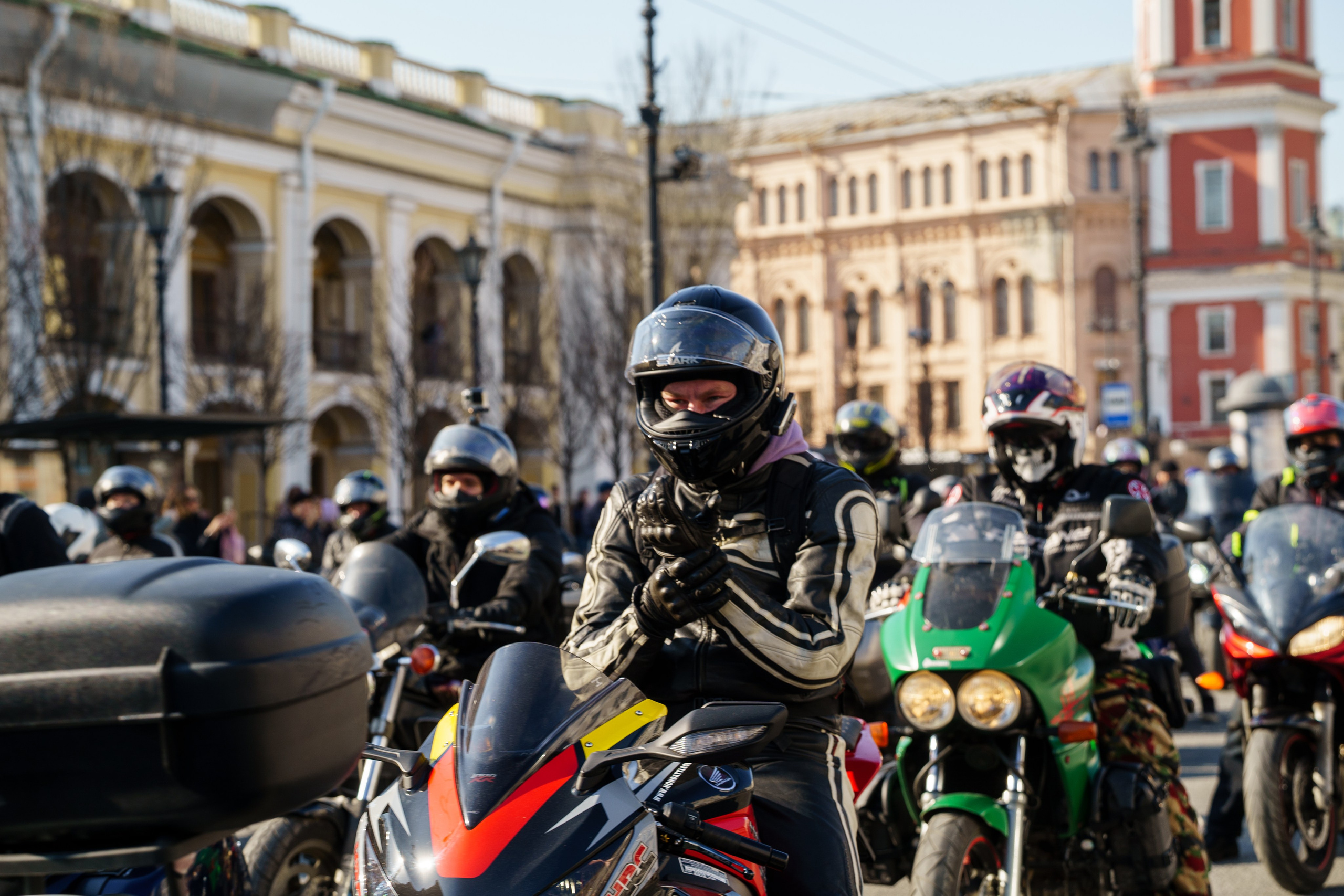 Прохват мотоклуба Norman Riders ч.1. Концертный и репортажный фотограф в Санкт-Петербурге Слава Пахомов