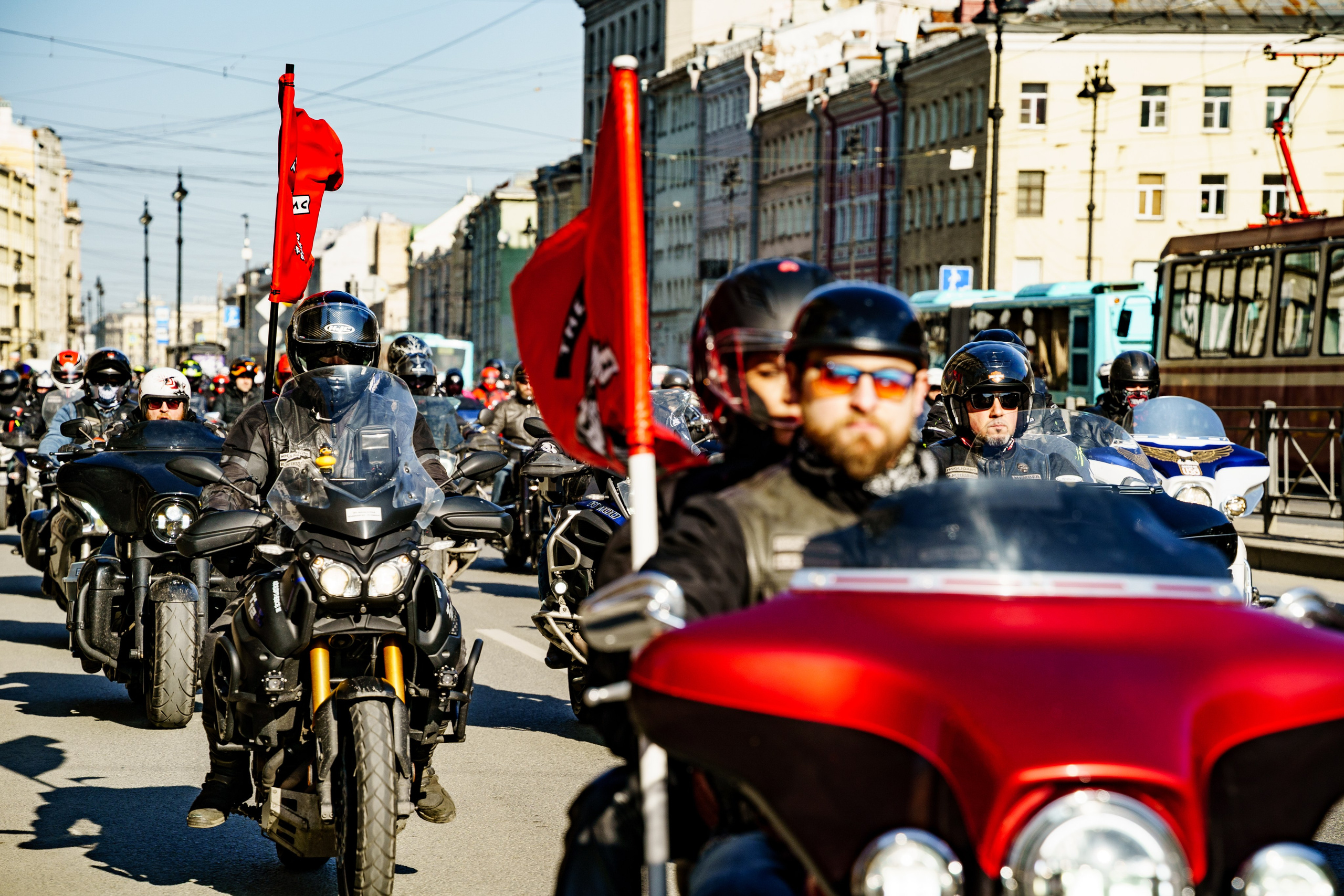 Прохват мотоклуба Norman Riders ч.1. Концертный и репортажный фотограф в Санкт-Петербурге Слава Пахомов