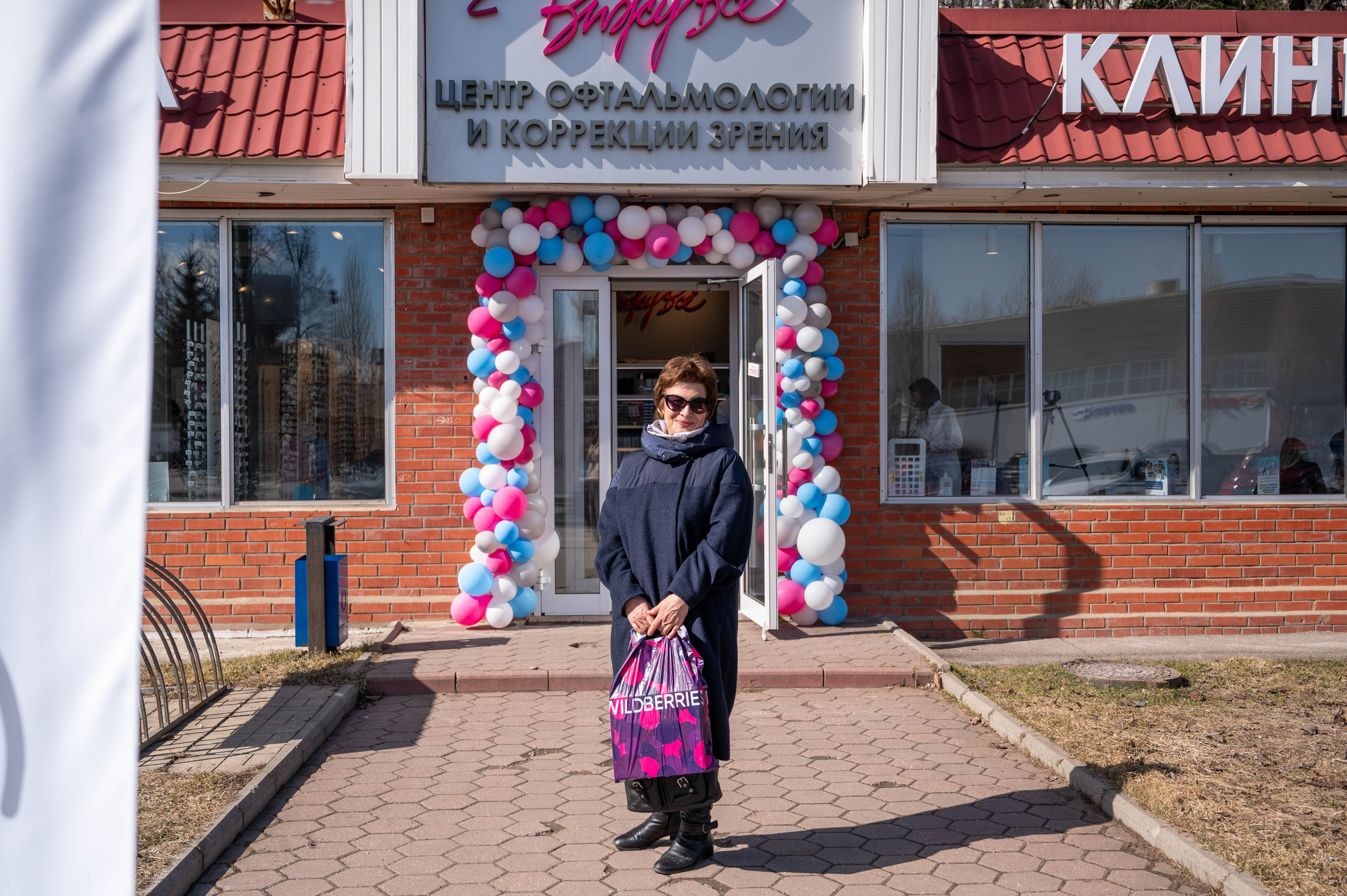 Съёмка открытия оптики