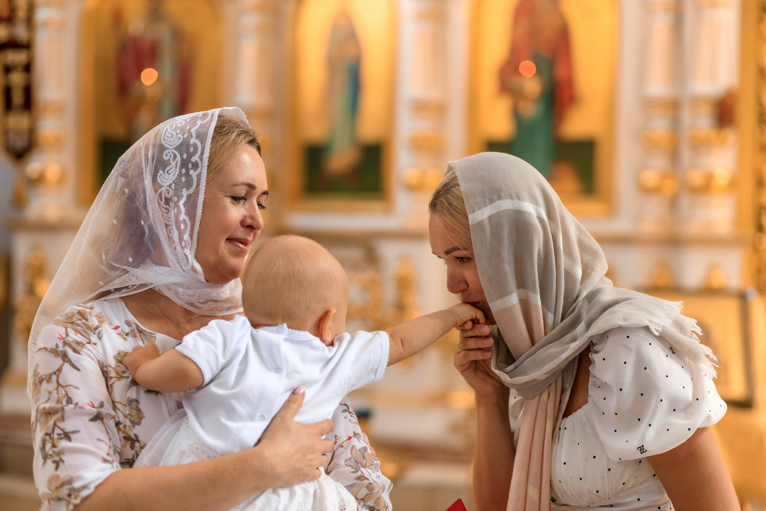 Крещение Анны. Семейный и детский фотограф в Краснодаре Элона Литвинова