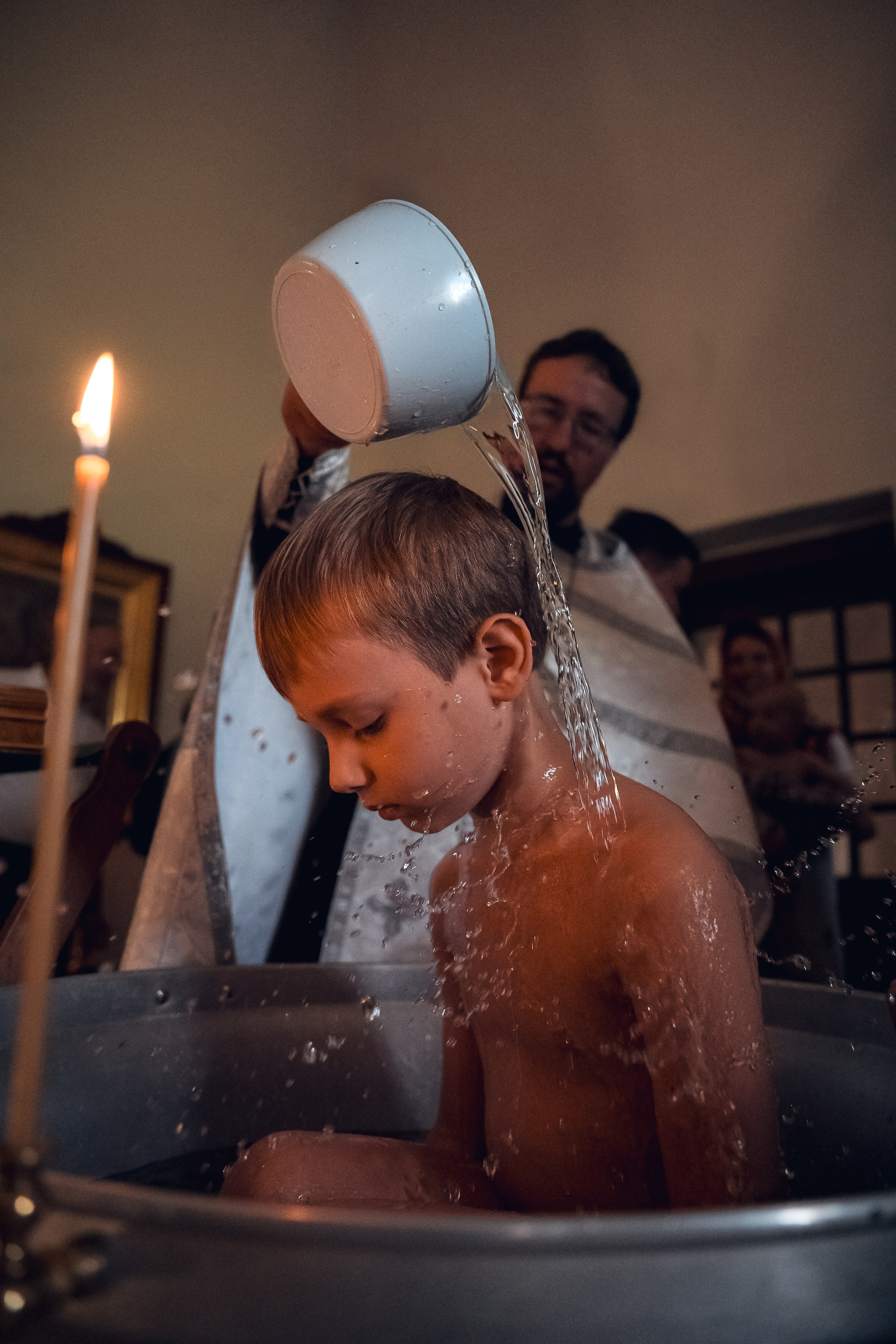 Таинство Крещения. Семейный фотограф Катерина Канчалаба