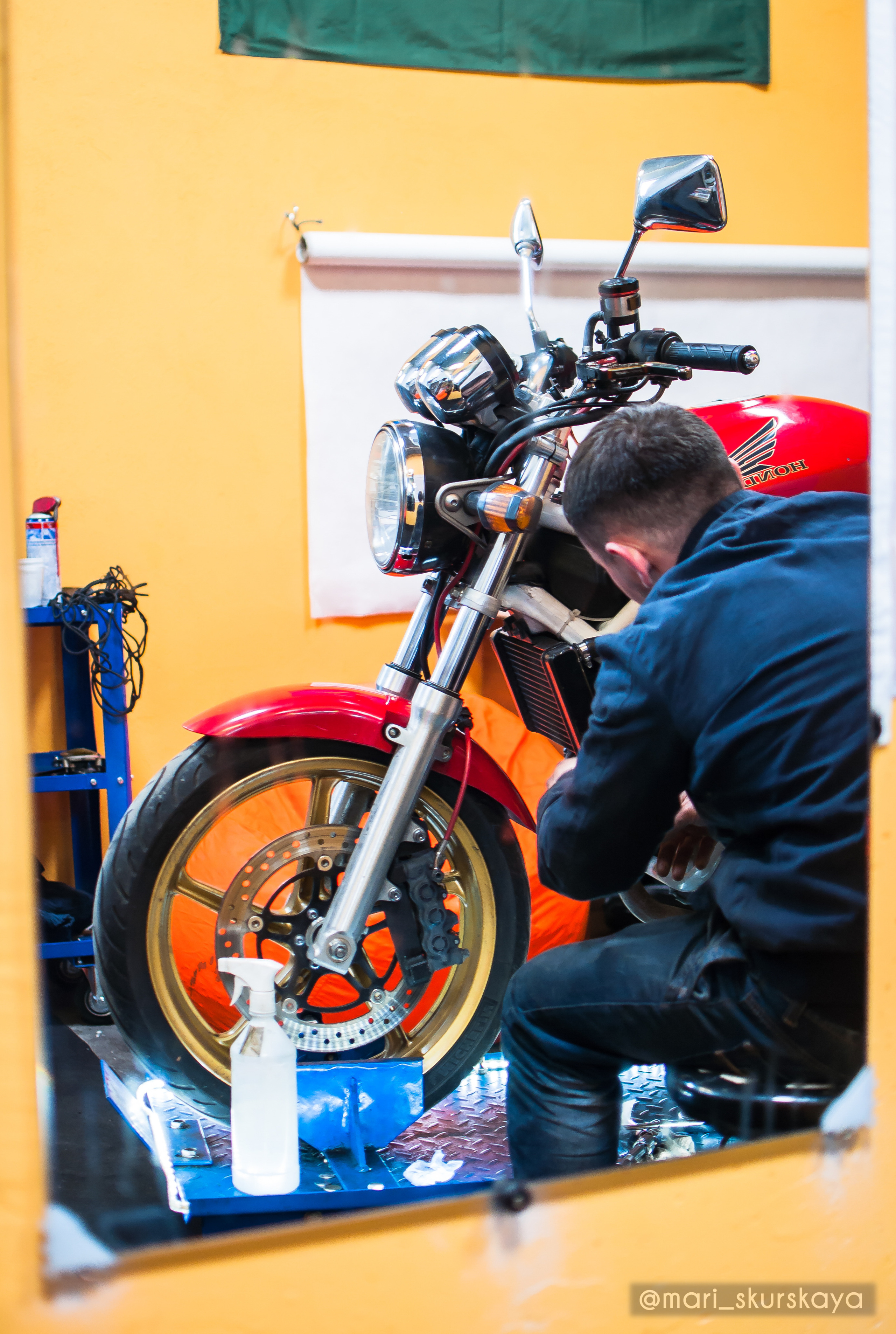 Мотосервис. Мотофотограф в Санкт-Петербурге Мария Скурская