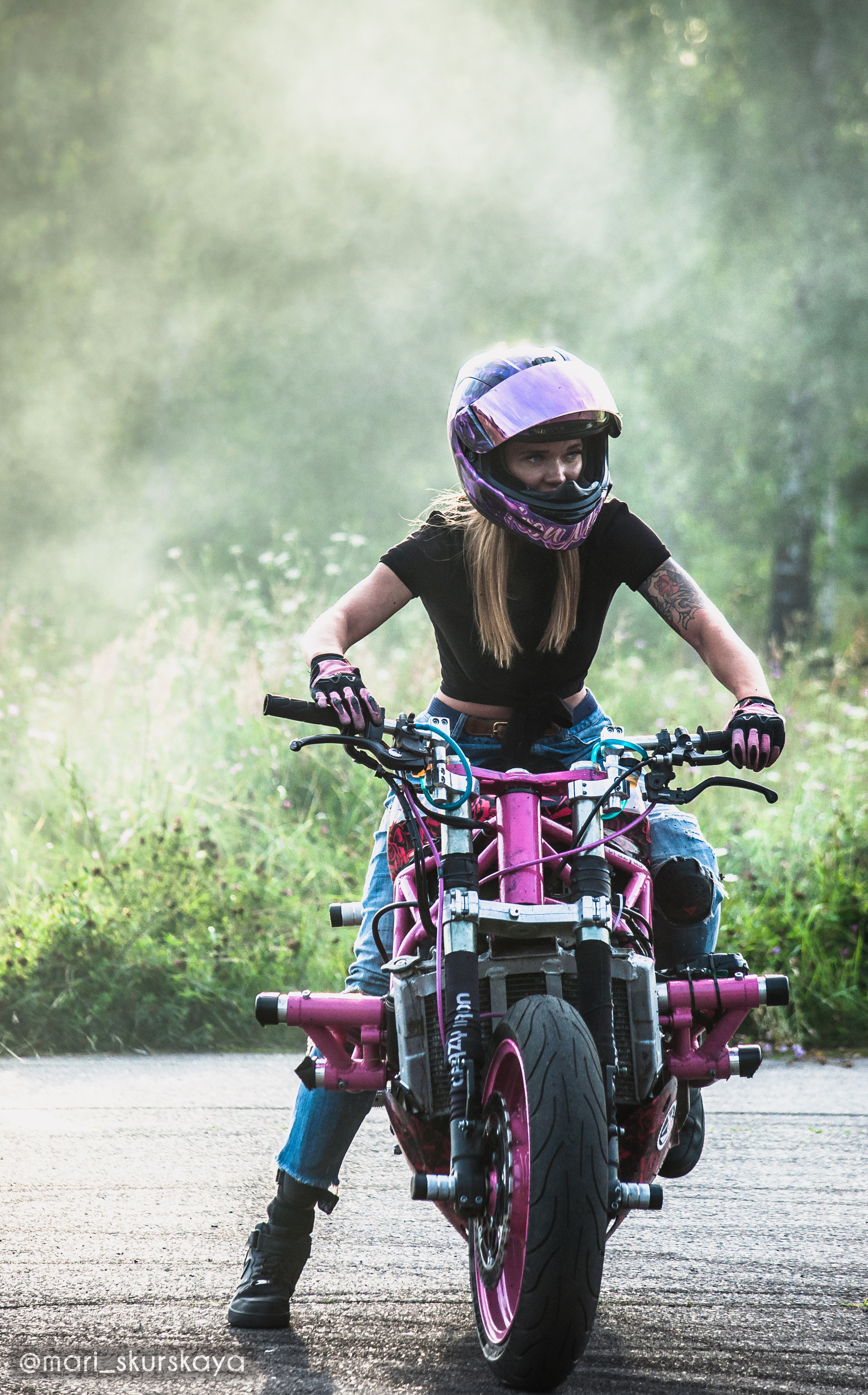 Стантрайдинг / Stuntriding. Мотофотограф в Санкт-Петербурге Мария Скурская
