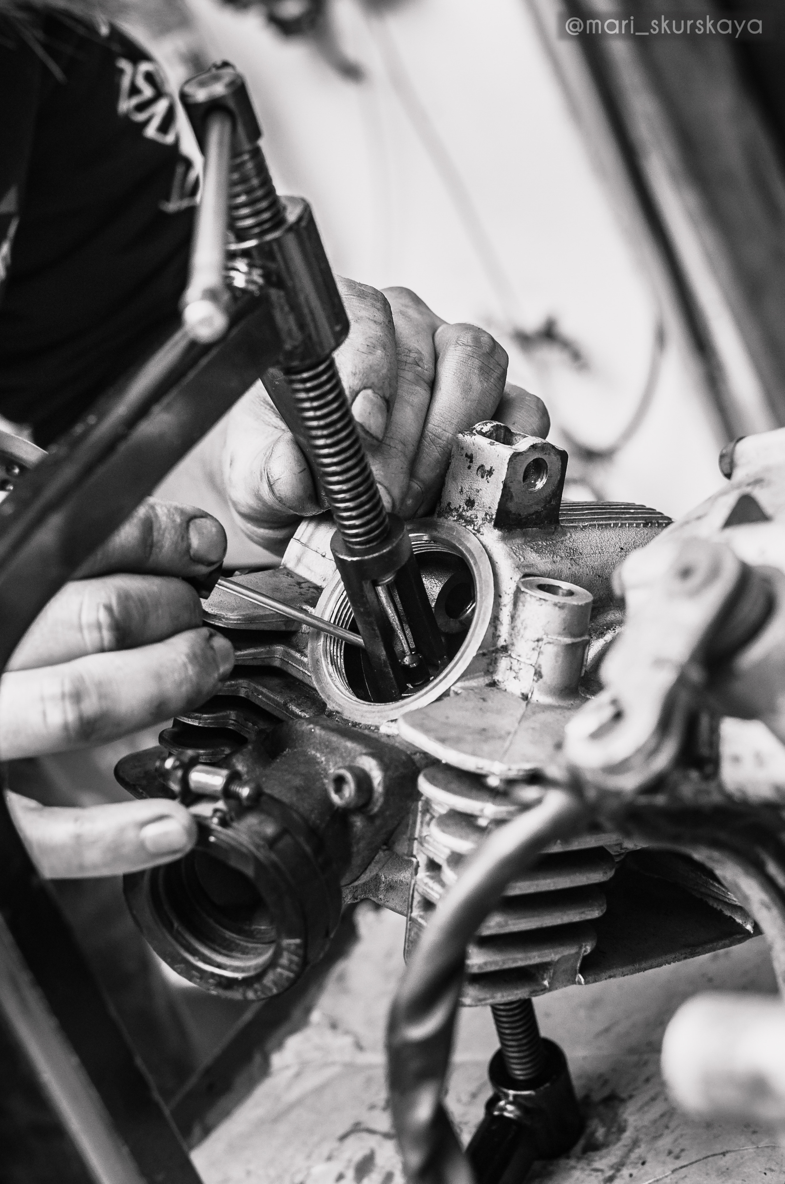 Мотосервис. Мотофотограф в Санкт-Петербурге Мария Скурская