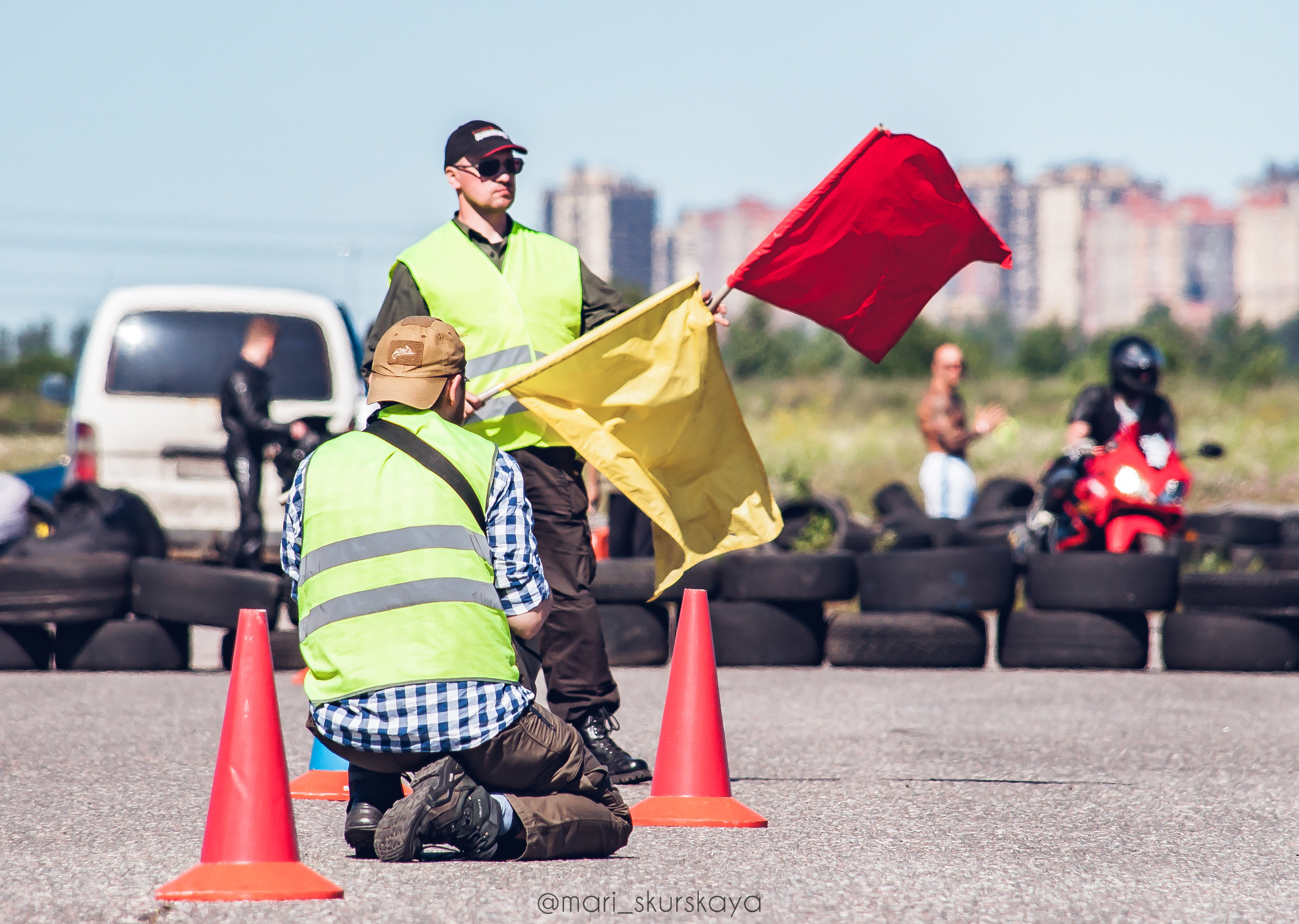 Соревнования по Мотоджимхане — 2019 Чемпионат СПб II этап. Мотофотограф в Санкт-Петербурге Мария Скурская