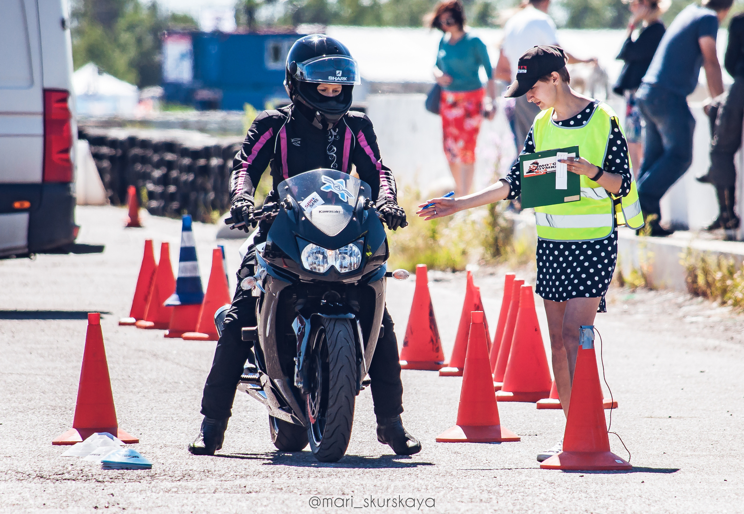 Соревнования по Мотоджимхане — 2019 Чемпионат СПб II этап. Мотофотограф в Санкт-Петербурге Мария Скурская
