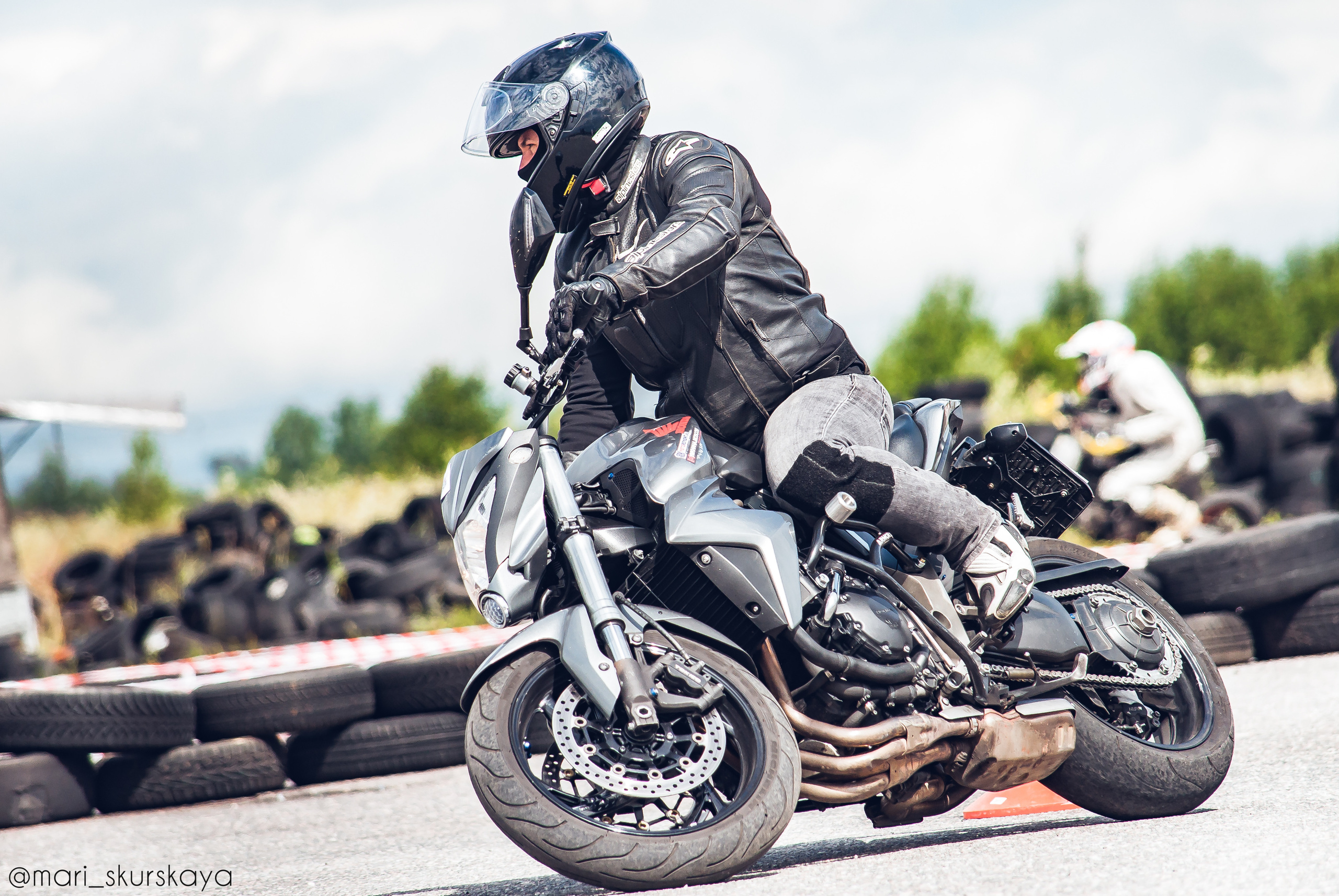 Соревнования по Мотоджимхане — 2019 Чемпионат СПб I этап. Мотофотограф в Санкт-Петербурге Мария Скурская