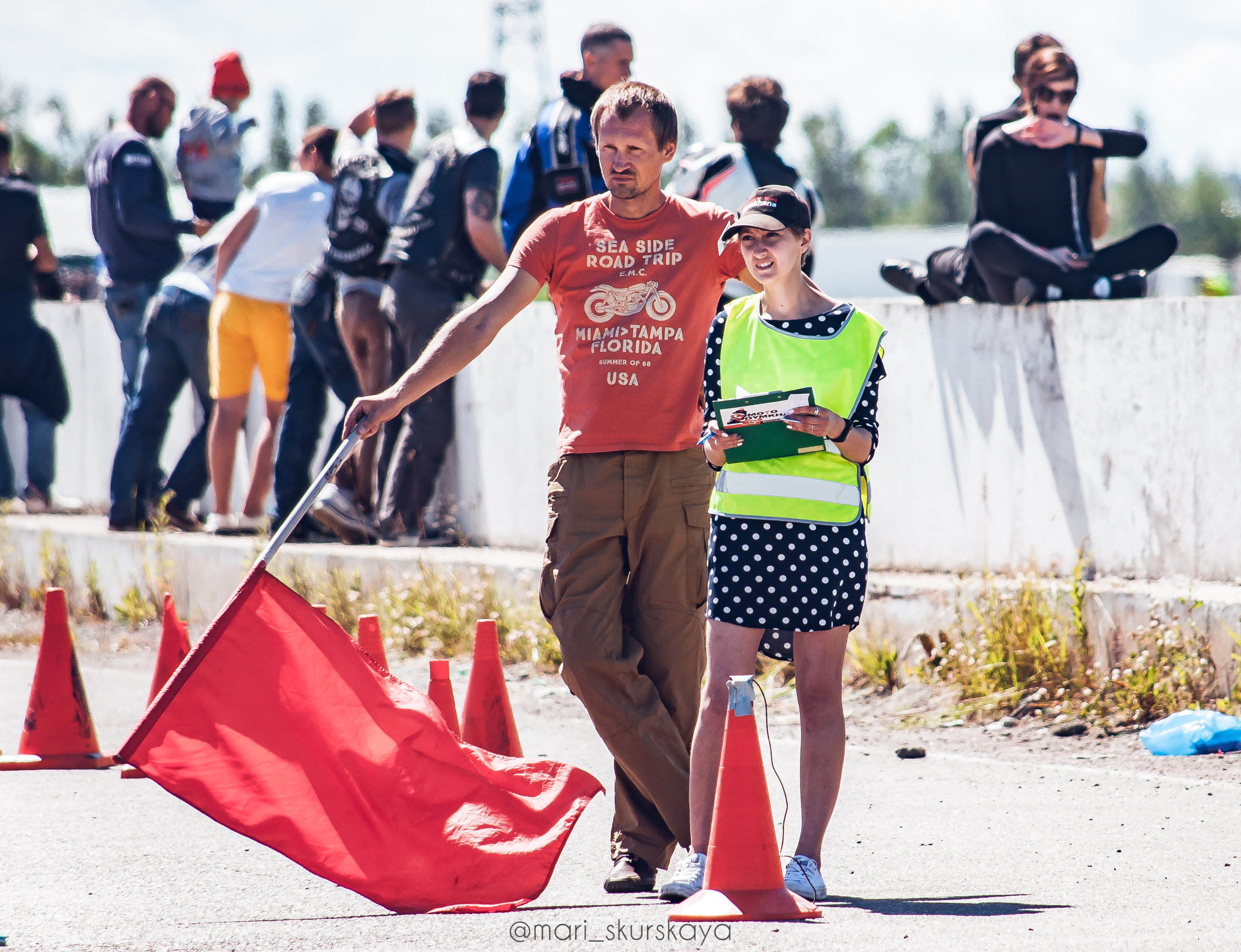 Соревнования по Мотоджимхане — 2019 Чемпионат СПб II этап. Мотофотограф в Санкт-Петербурге Мария Скурская