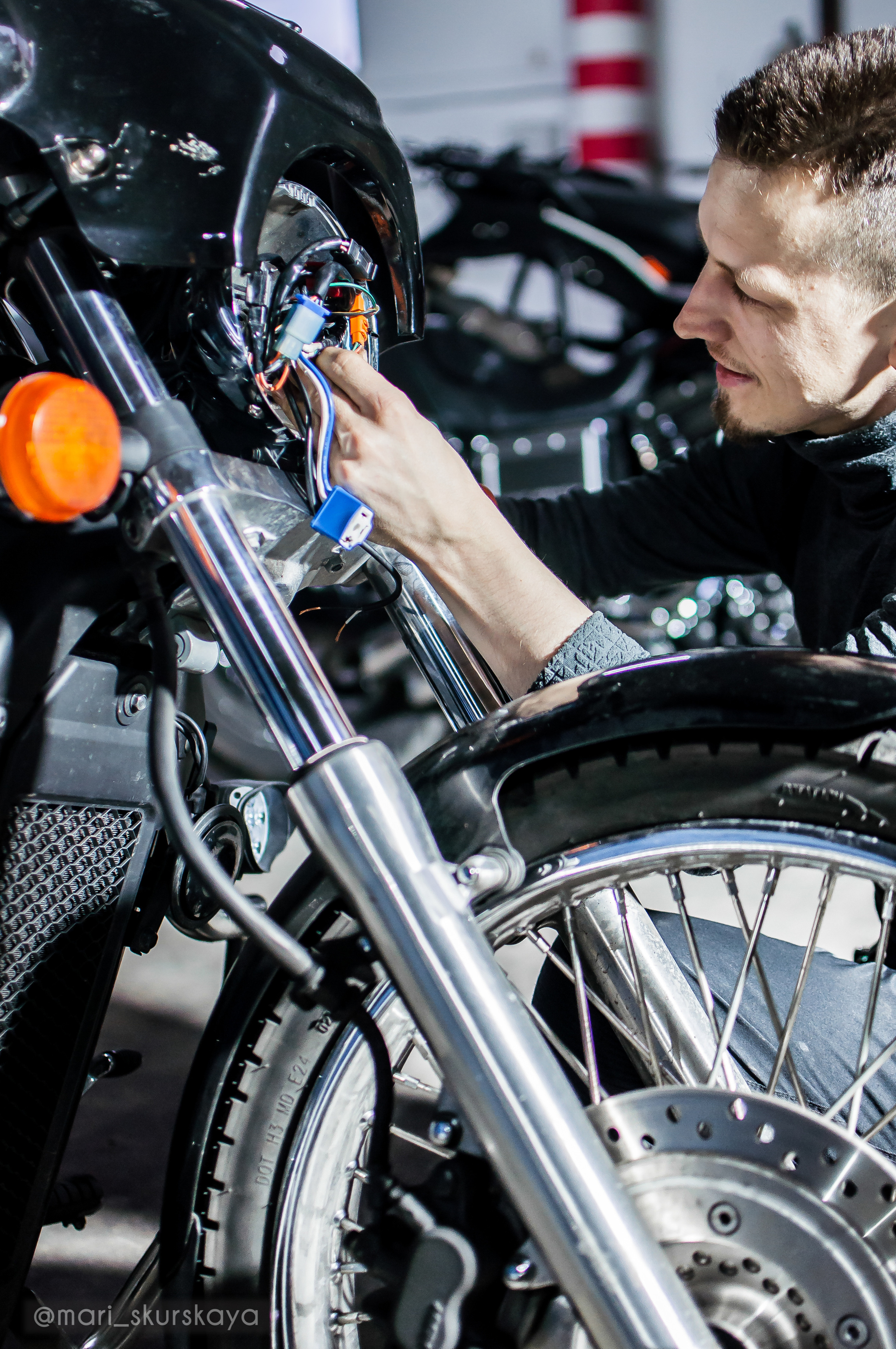 Мотосервис. Мотофотограф в Санкт-Петербурге Мария Скурская