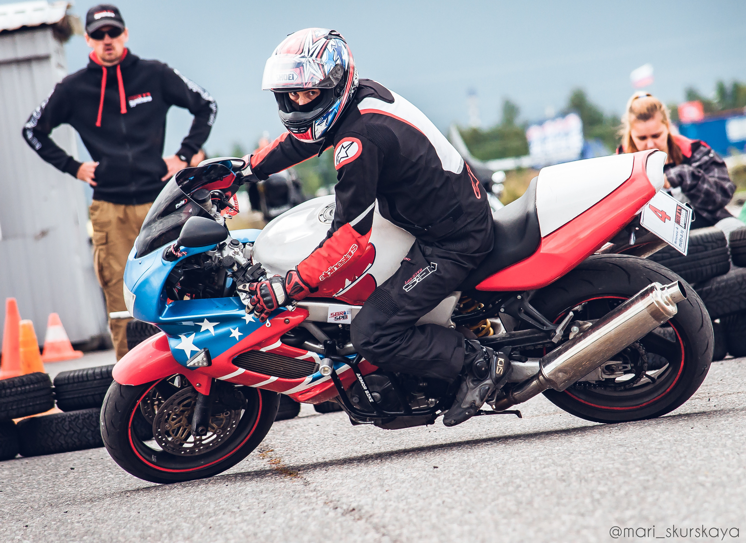 Соревнования по Мотоджимхане — 2019 Чемпионат СПб I этап. Мотофотограф в Санкт-Петербурге Мария Скурская