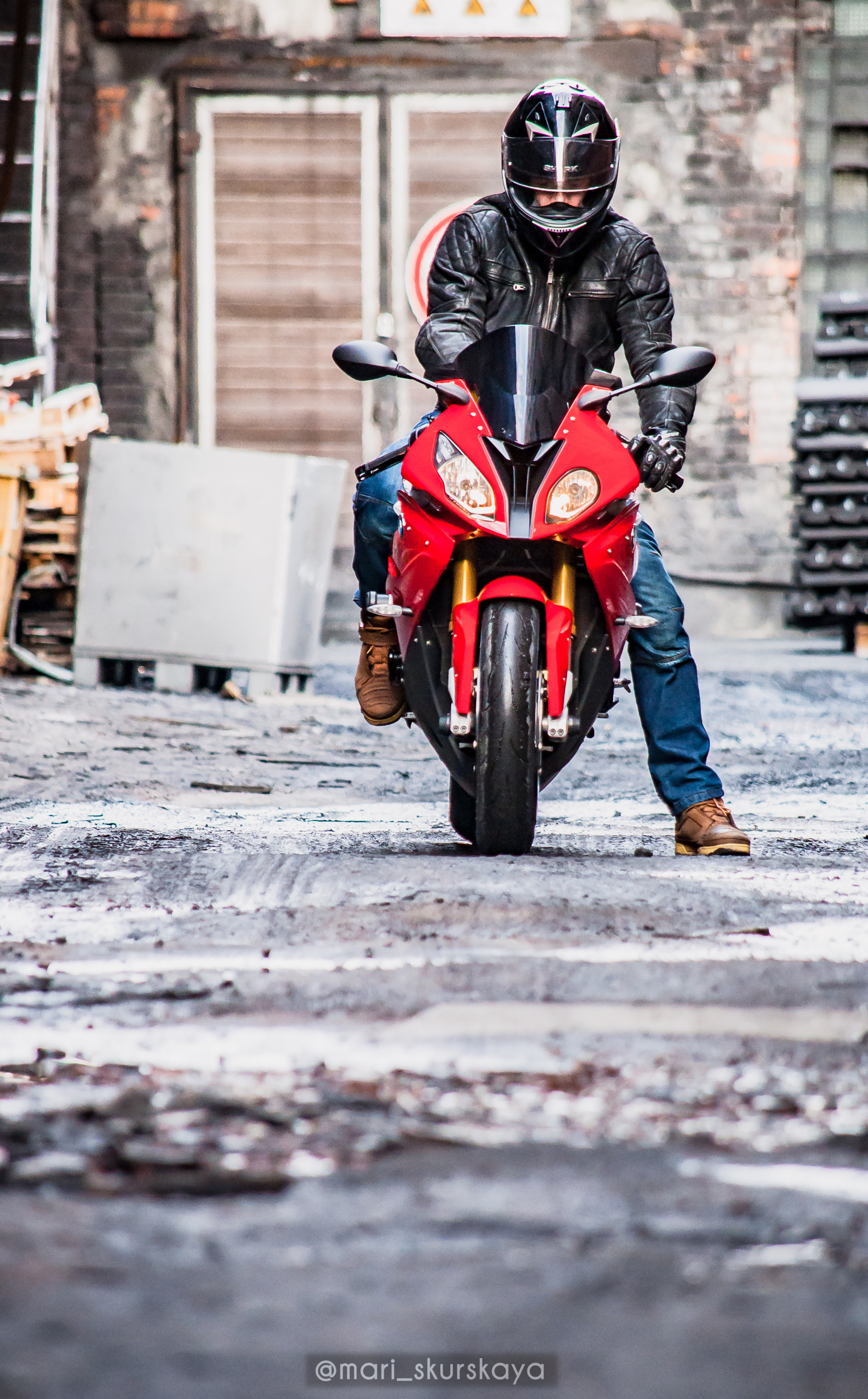 Кира и Кирилл — BMW S1000RR. Мотофотограф в Санкт-Петербурге Мария Скурская