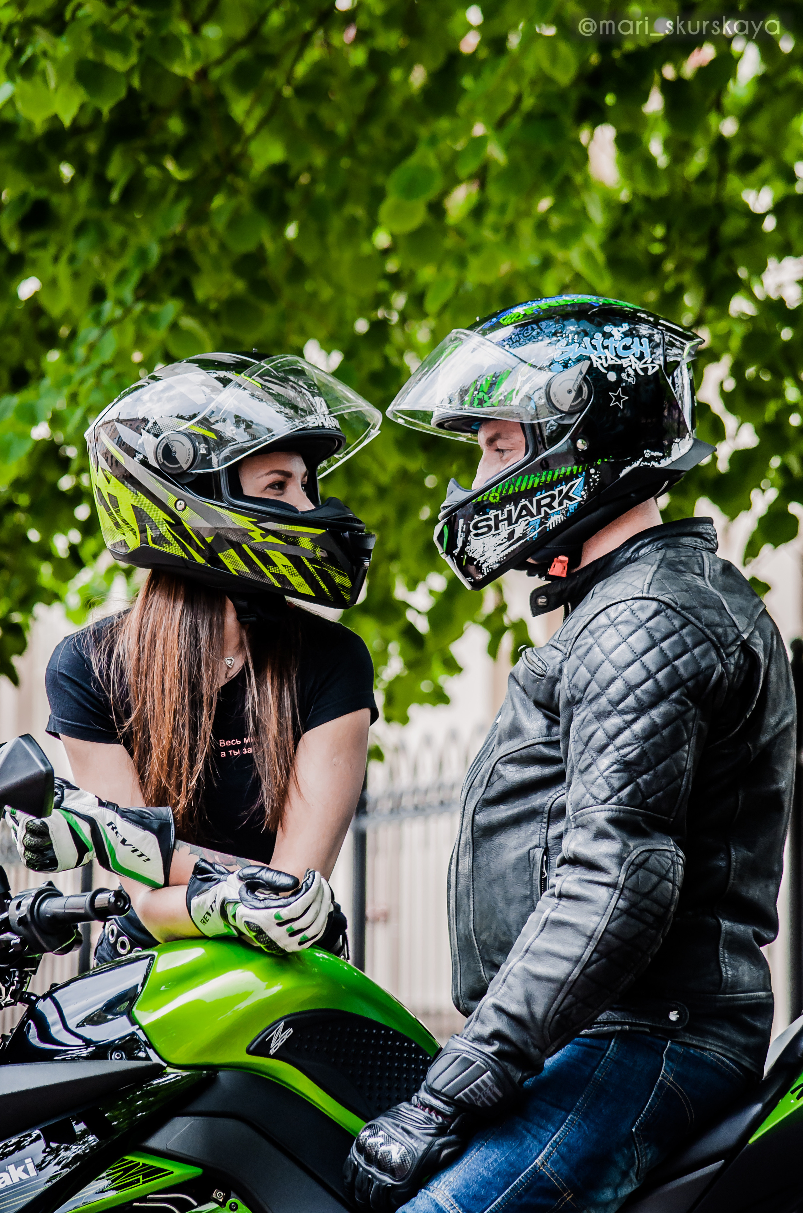 Кира и Кирилл — Kawasaki Z1000. Мотофотограф в Санкт-Петербурге Мария Скурская