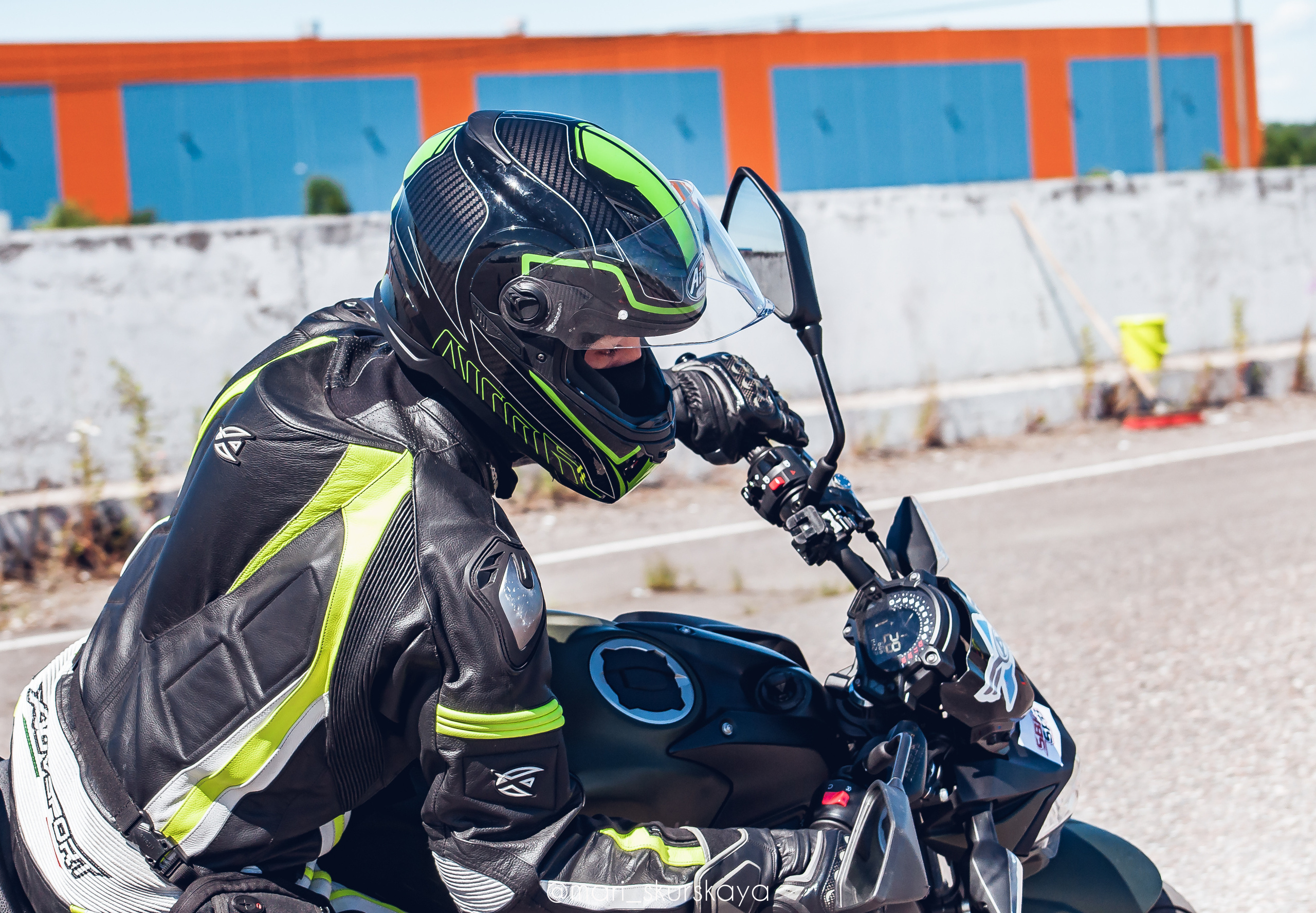 Соревнования по Мотоджимхане — 2019 Чемпионат СПб II этап. Мотофотограф в Санкт-Петербурге Мария Скурская