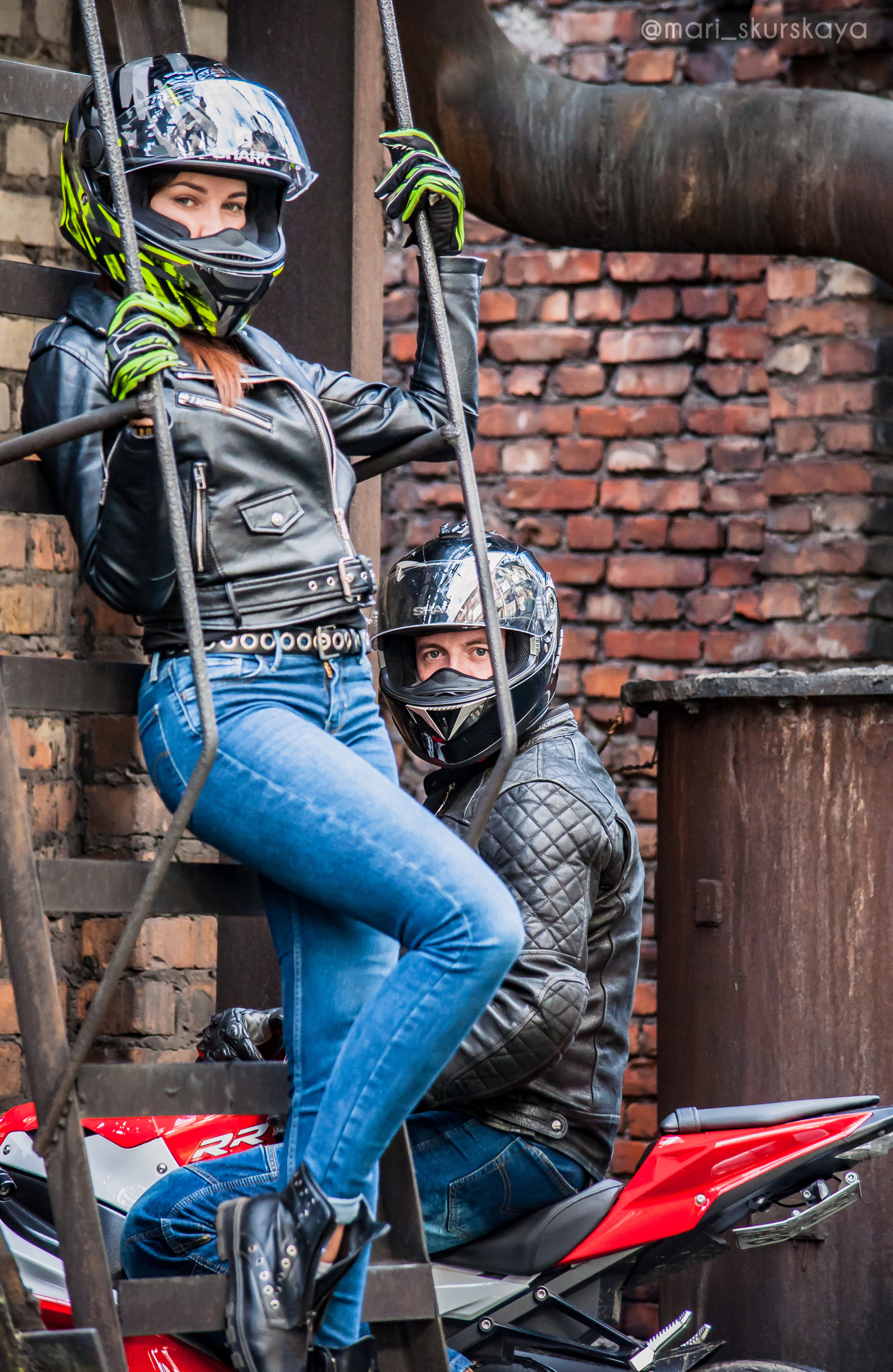 Кира и Кирилл — BMW S1000RR. Мотофотограф в Санкт-Петербурге Мария Скурская