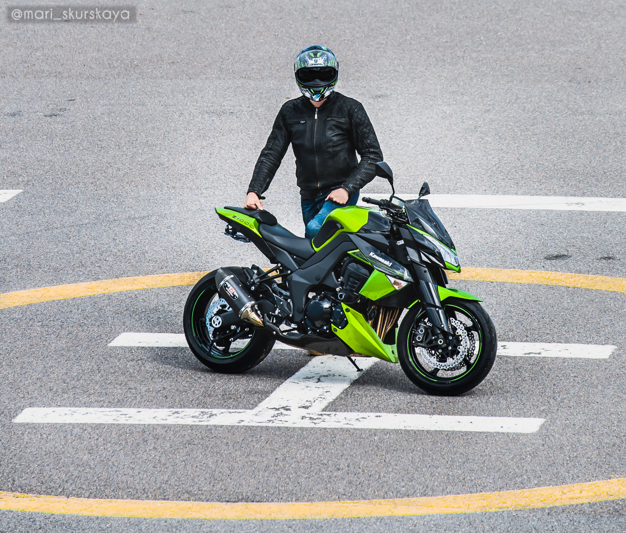 Кира и Кирилл — Kawasaki Z1000. Мотофотограф в Санкт-Петербурге Мария Скурская