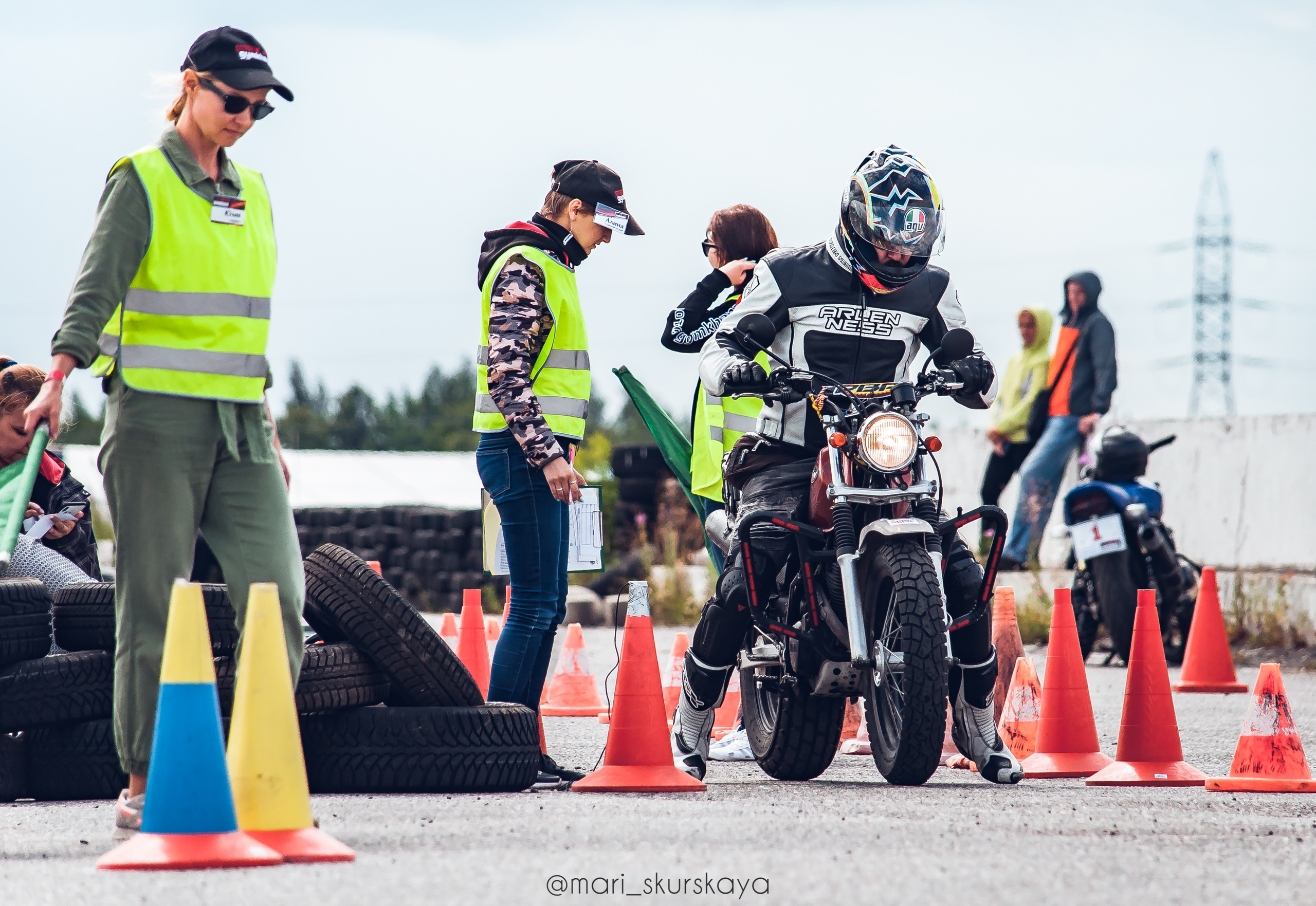 Соревнования по Мотоджимхане — 2019 Чемпионат СПб I этап. Мотофотограф в Санкт-Петербурге Мария Скурская