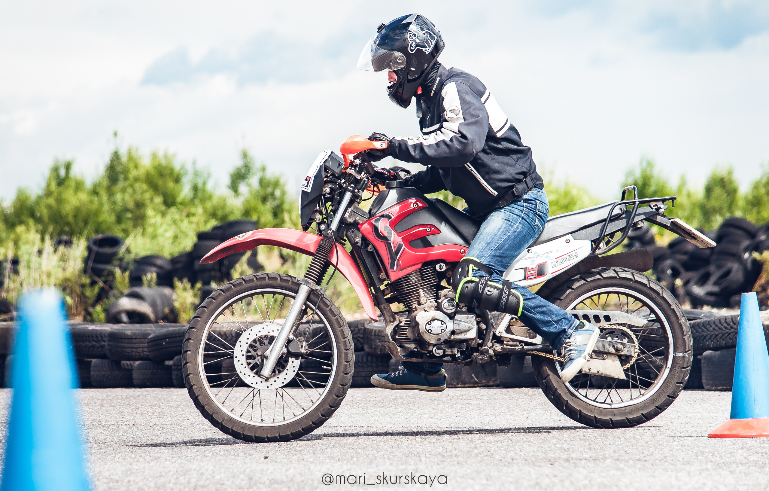 Соревнования по Мотоджимхане — 2019 Чемпионат СПб I этап. Мотофотограф в Санкт-Петербурге Мария Скурская