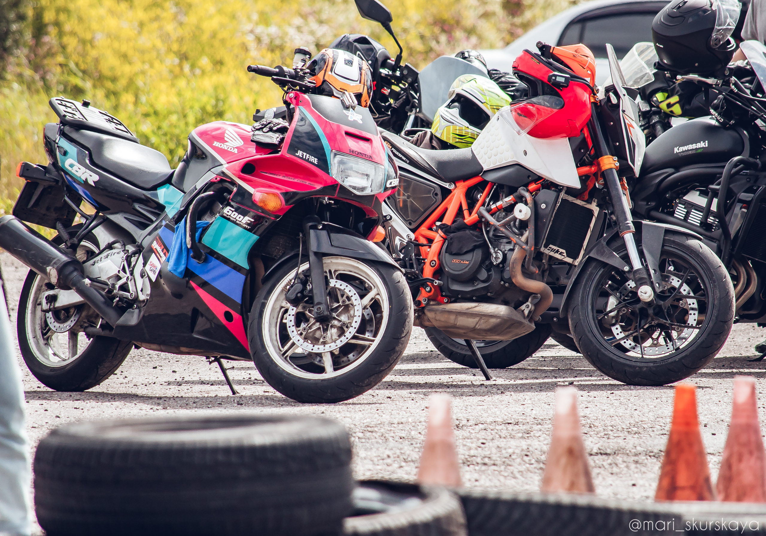 Соревнования по Мотоджимхане — 2019 Чемпионат СПб I этап. Мотофотограф в Санкт-Петербурге Мария Скурская