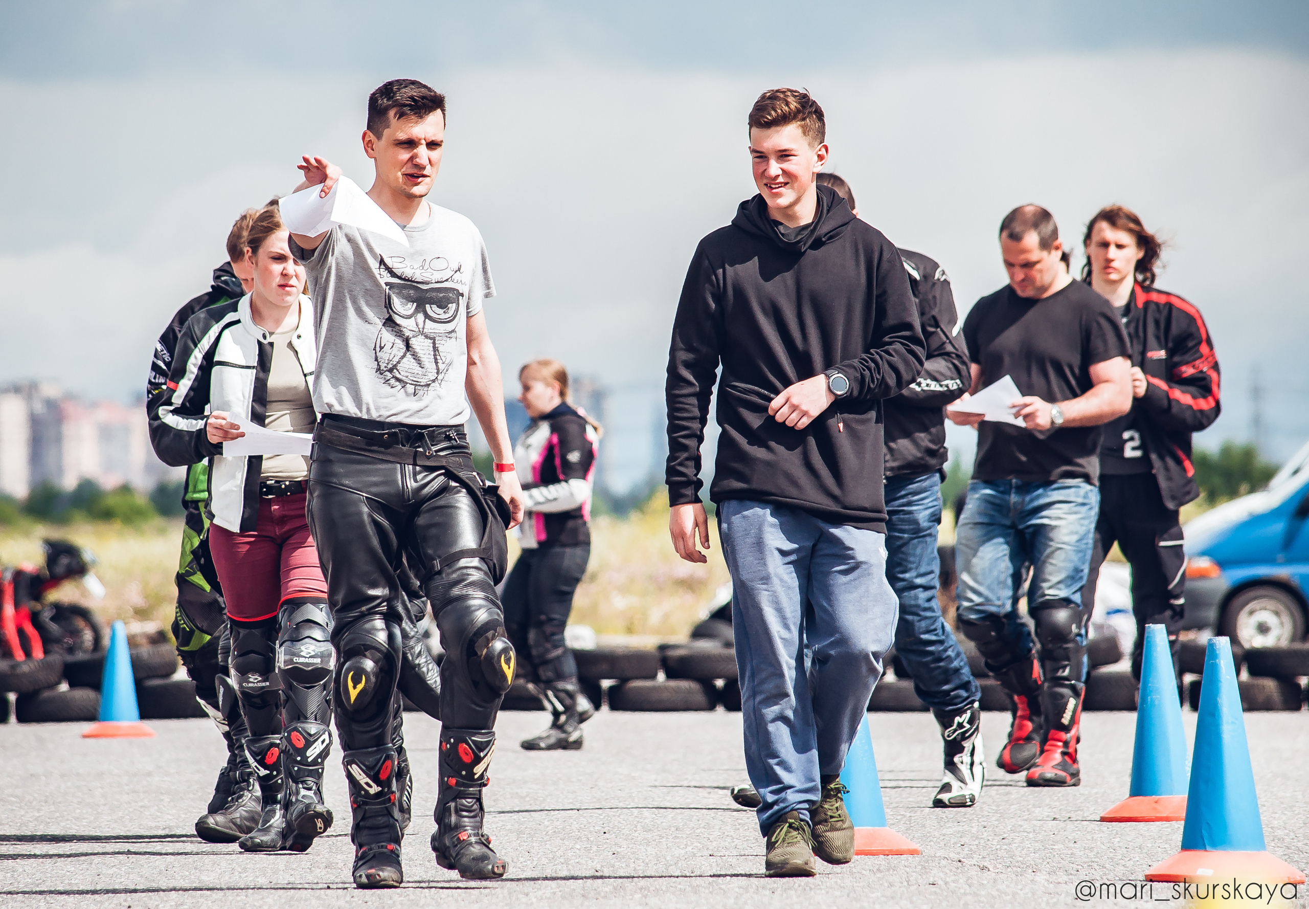 Соревнования по Мотоджимхане — 2019 Чемпионат СПб I этап. Мотофотограф в Санкт-Петербурге Мария Скурская