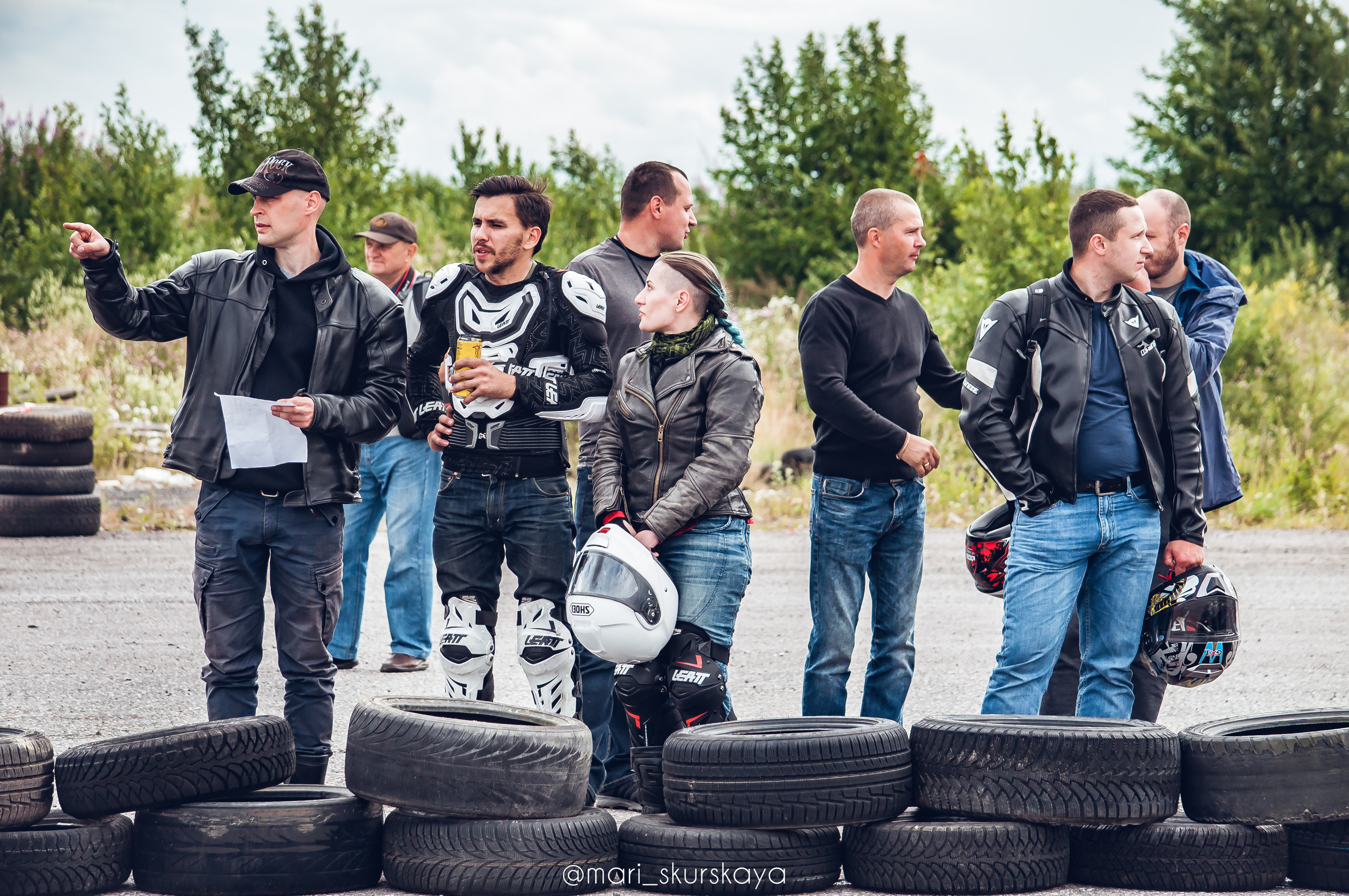 Соревнования по Мотоджимхане — 2019 Чемпионат СПб I этап. Мотофотограф в Санкт-Петербурге Мария Скурская