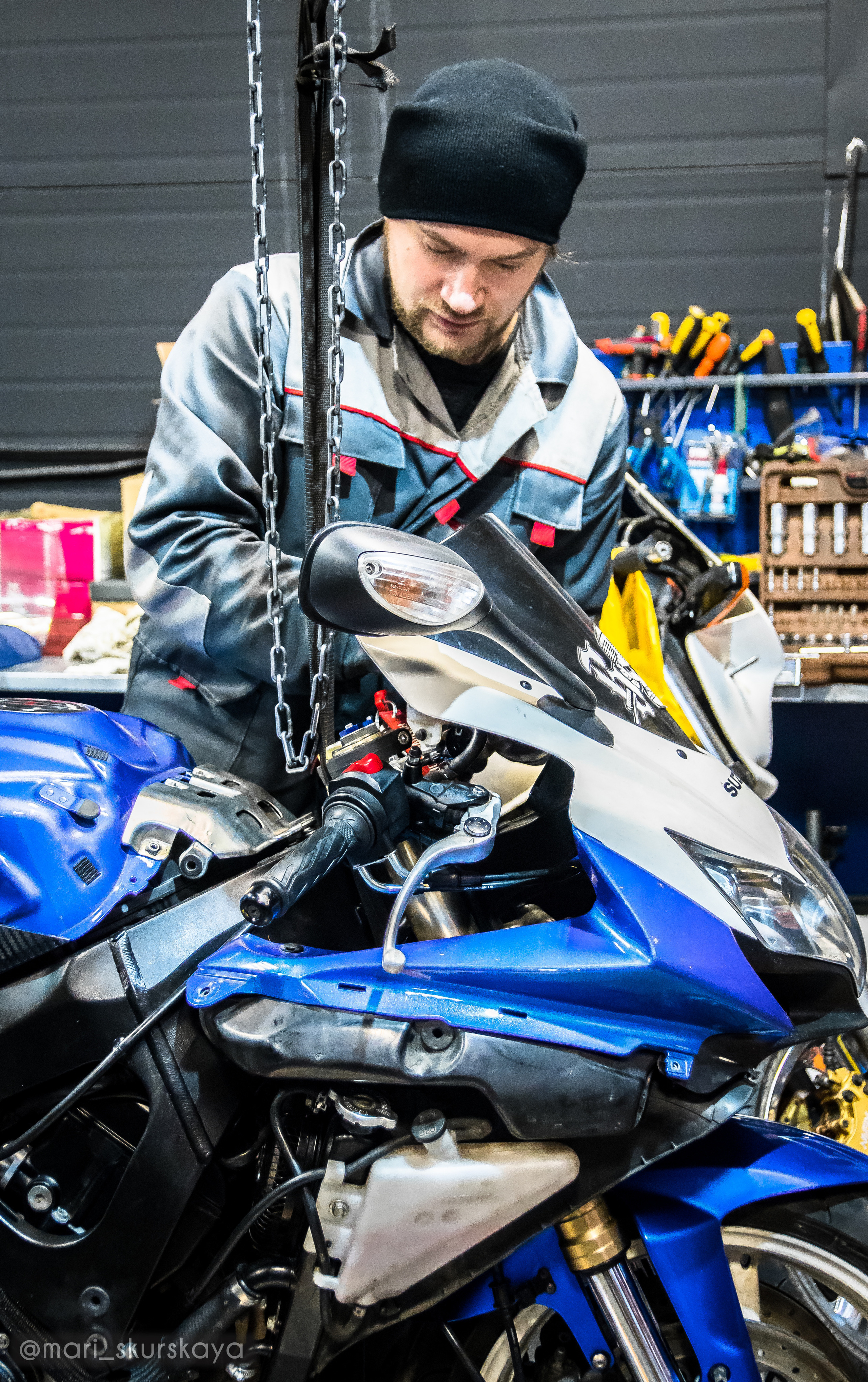 Мотосервис. Мотофотограф в Санкт-Петербурге Мария Скурская