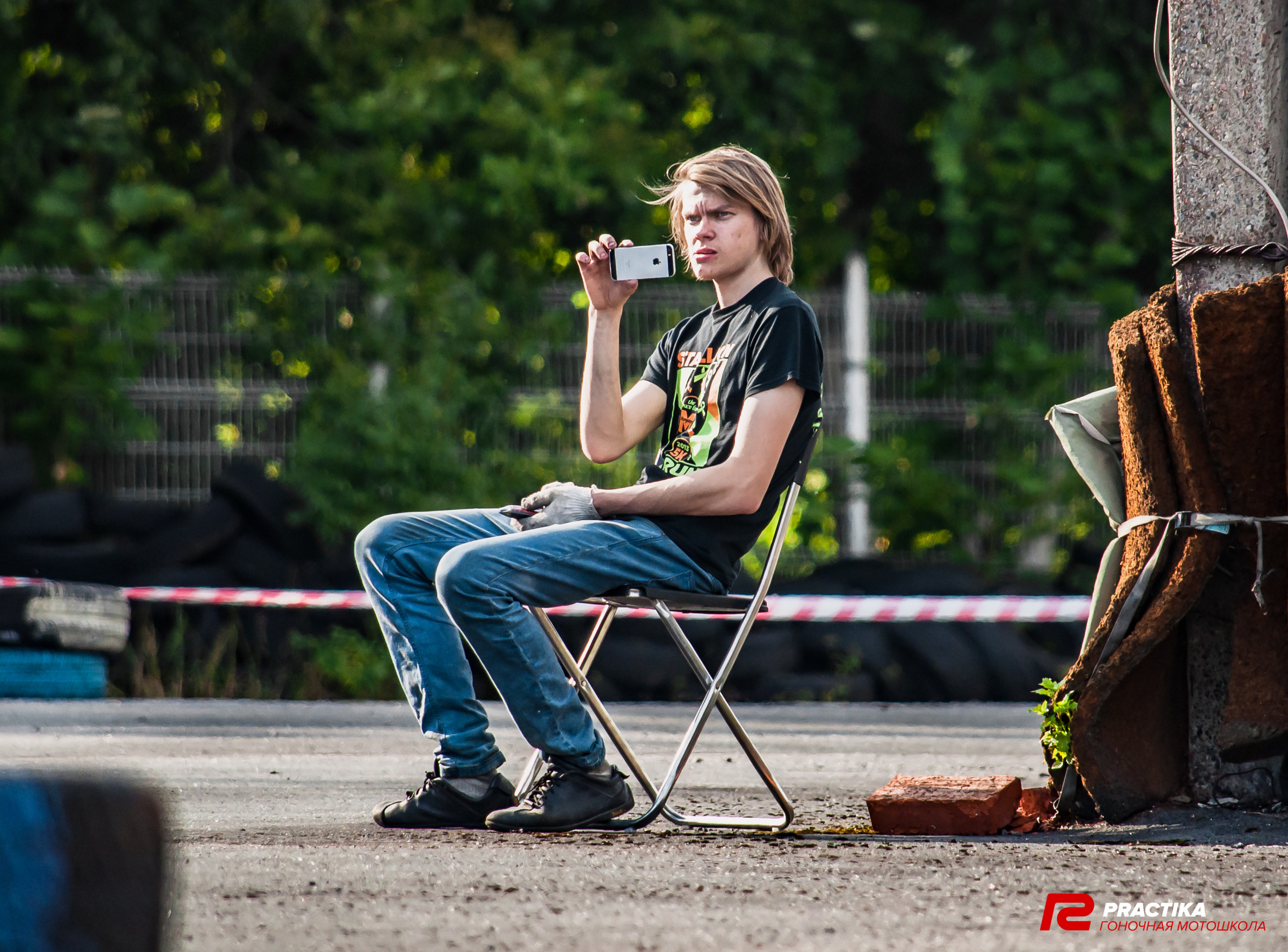 Соревнования гоночной мотошколы PRACTIKA. Мотофотограф в Санкт-Петербурге Мария Скурская