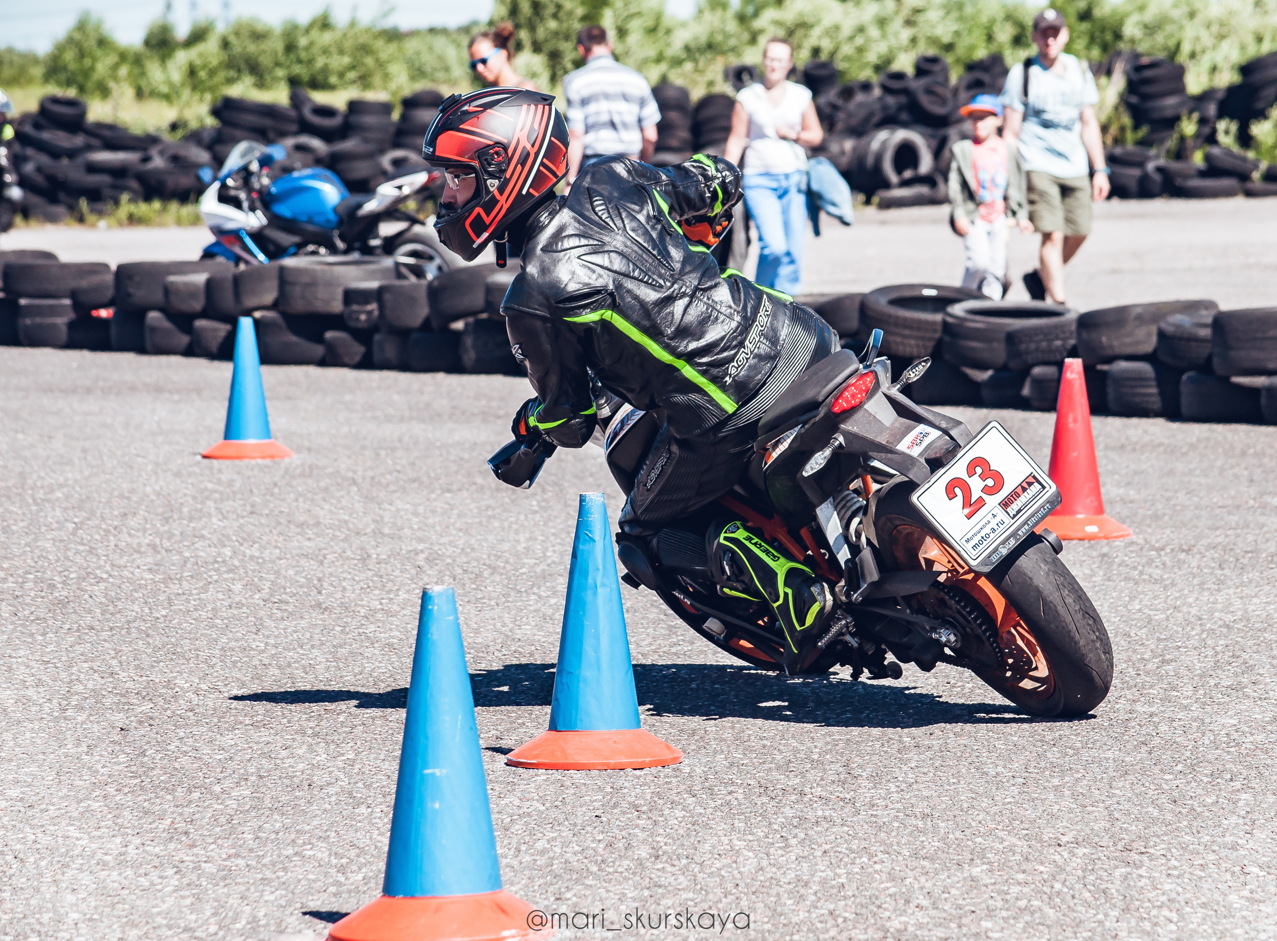 Соревнования по Мотоджимхане — 2019 Чемпионат СПб II этап. Мотофотограф в Санкт-Петербурге Мария Скурская