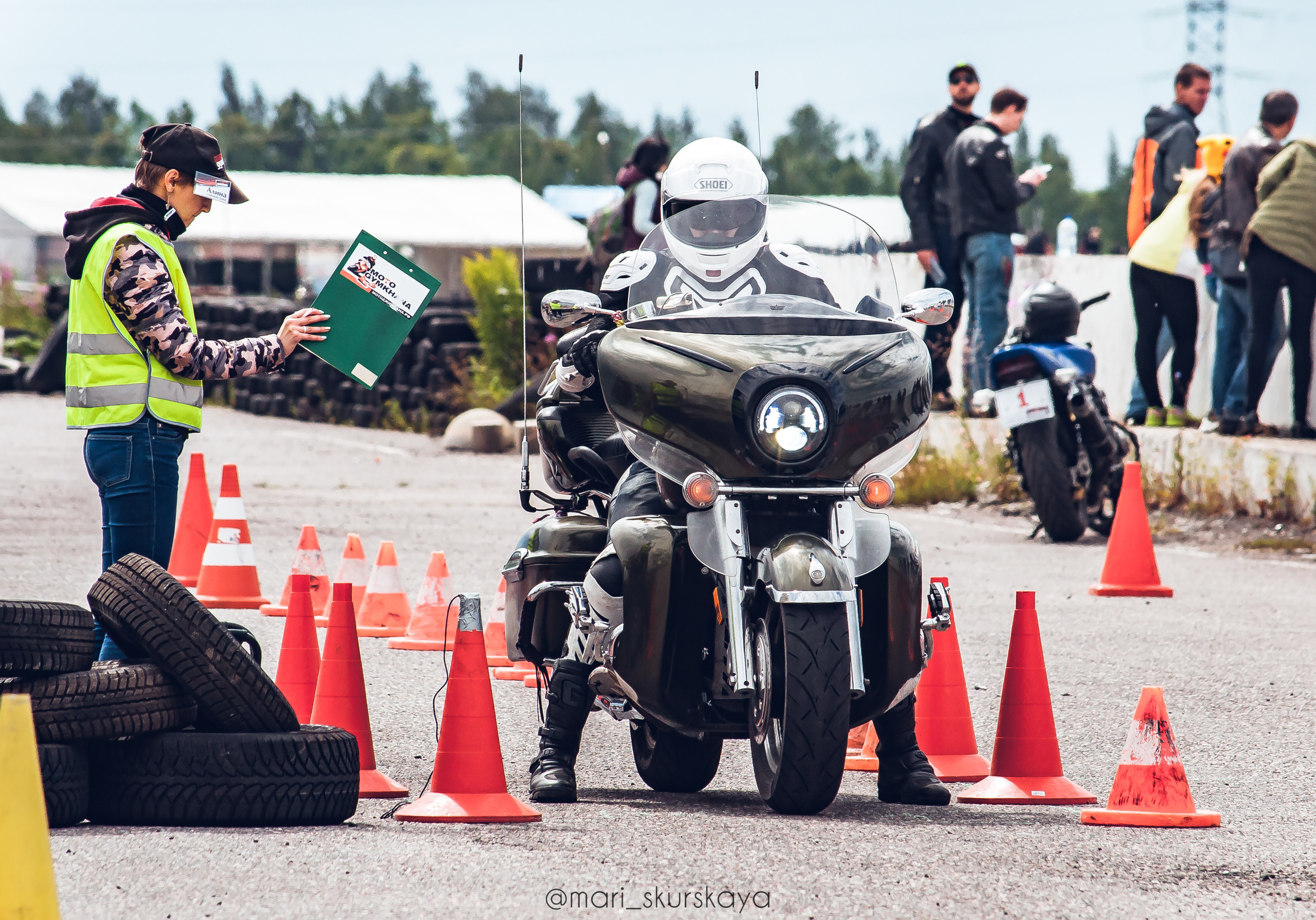 Соревнования по Мотоджимхане — 2019 Чемпионат СПб I этап. Мотофотограф в Санкт-Петербурге Мария Скурская