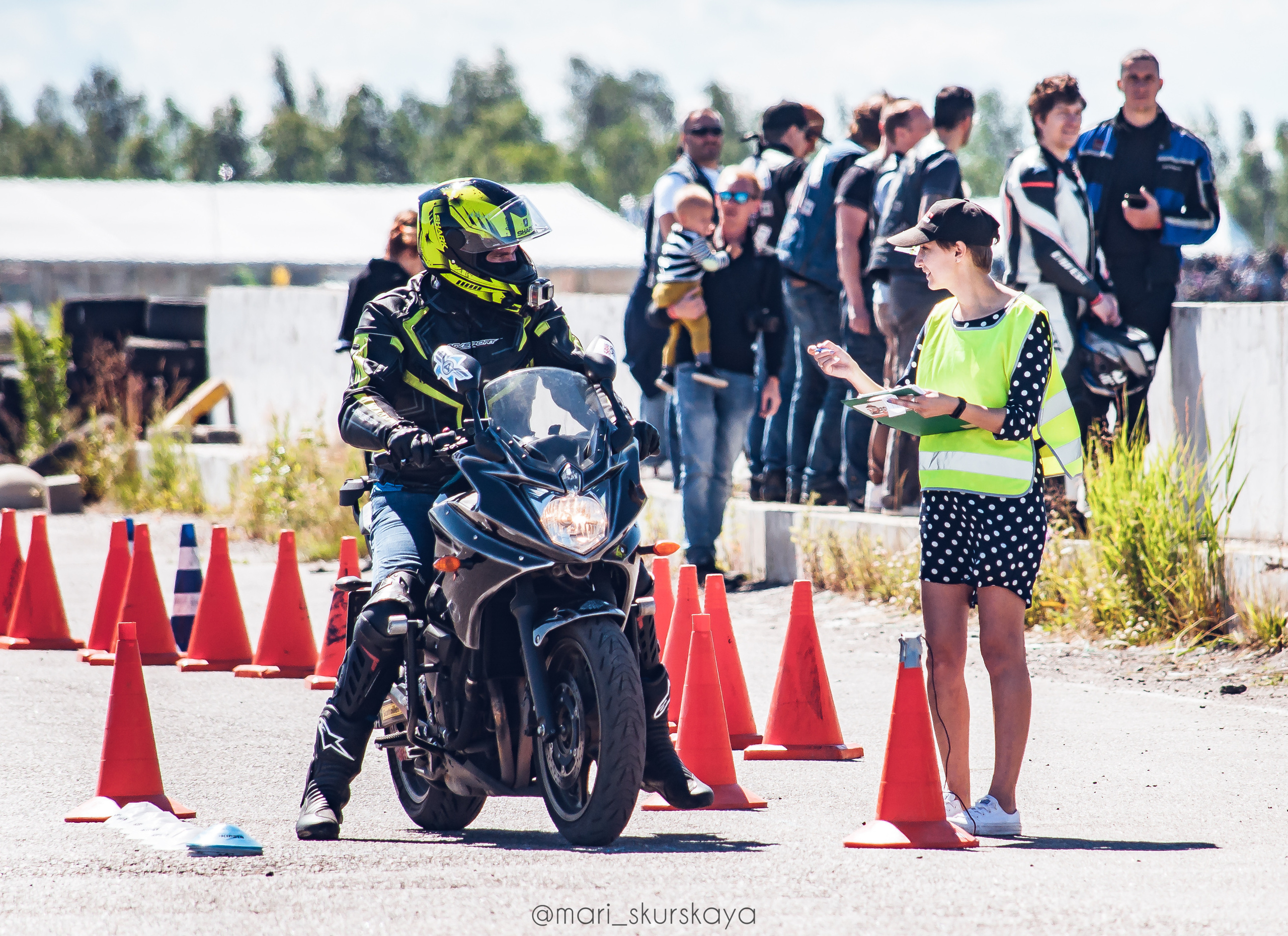 Соревнования по Мотоджимхане — 2019 Чемпионат СПб II этап. Мотофотограф в Санкт-Петербурге Мария Скурская