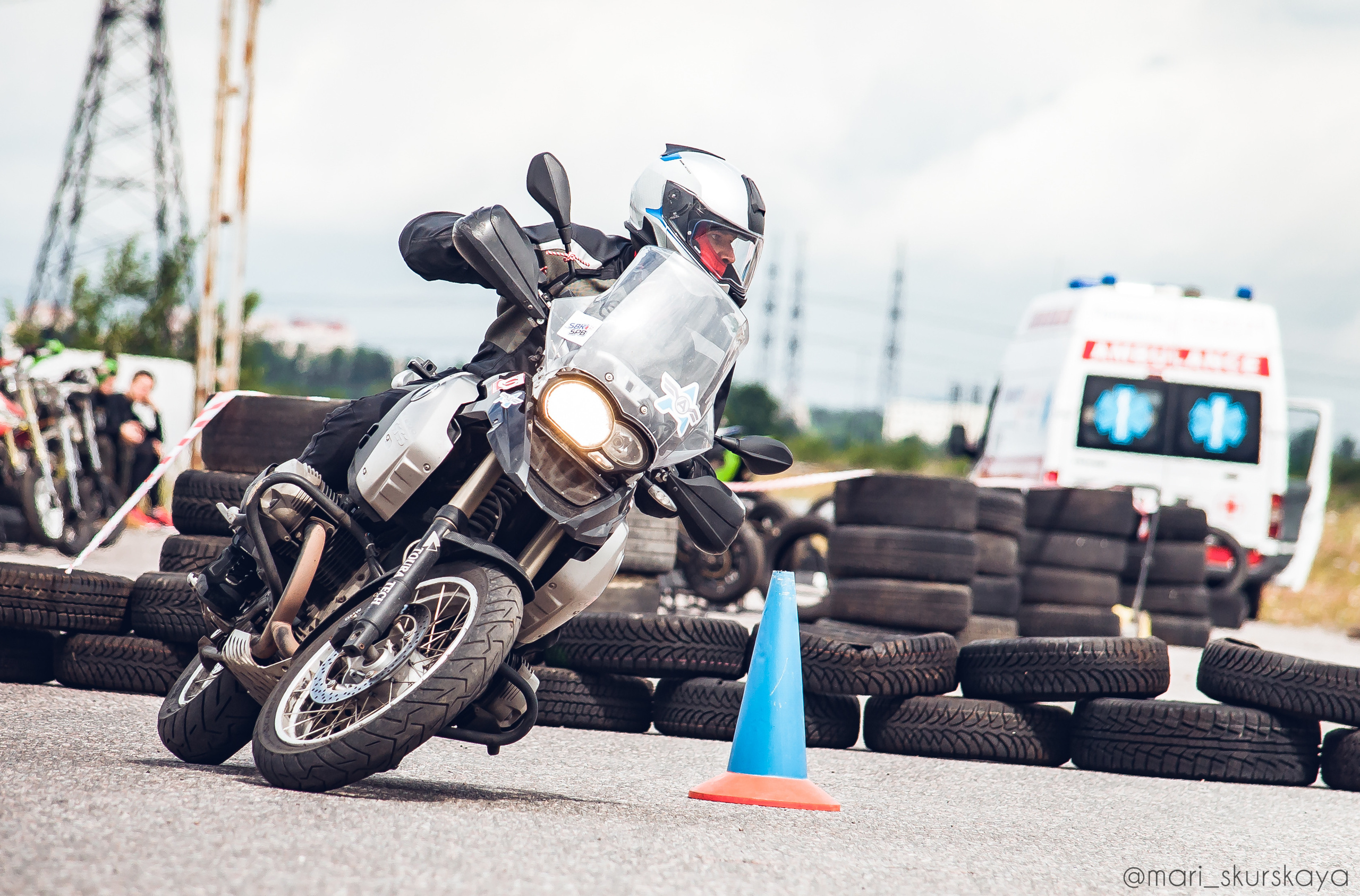 Соревнования по Мотоджимхане — 2019 Чемпионат СПб I этап. Мотофотограф в Санкт-Петербурге Мария Скурская