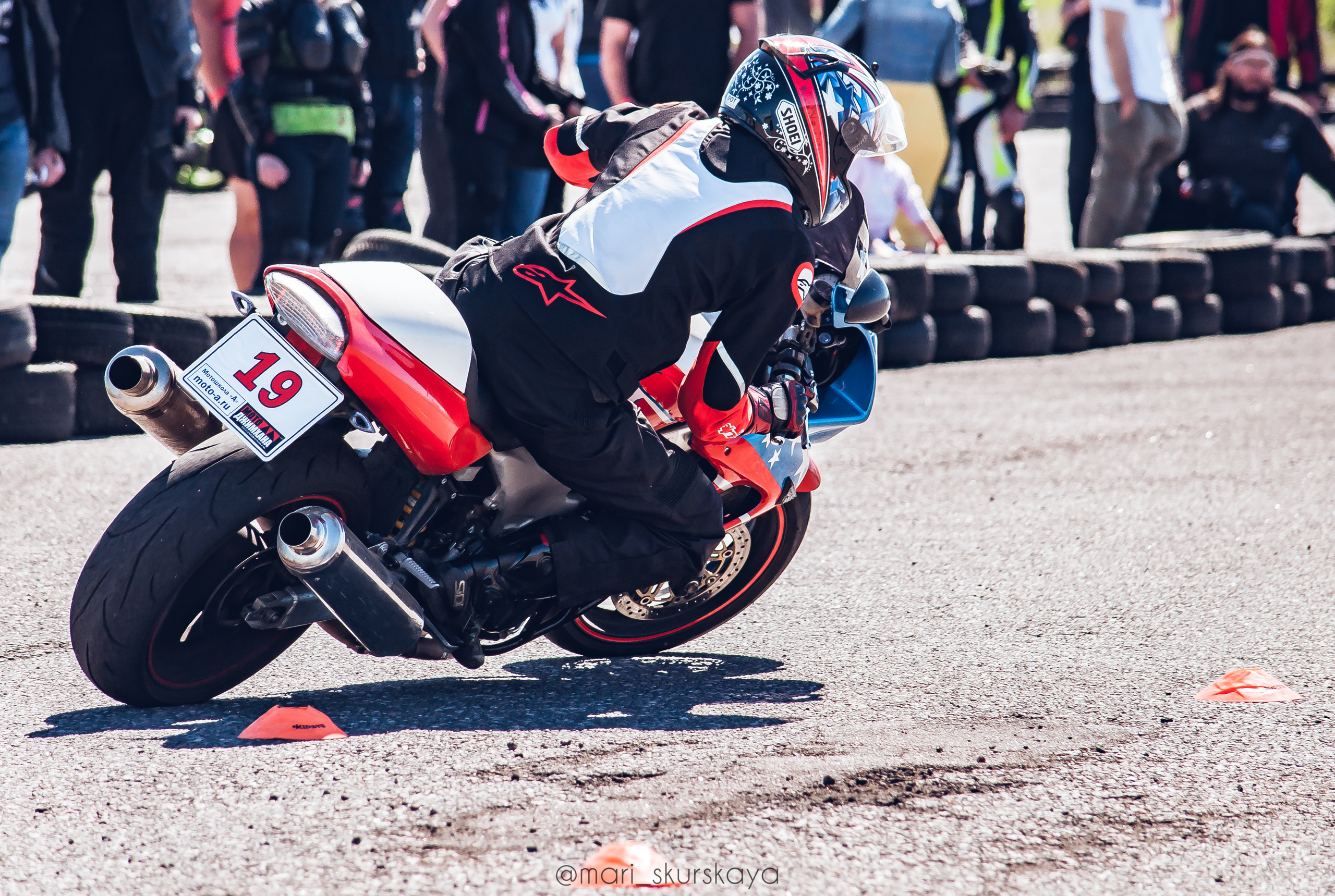 Соревнования по Мотоджимхане — 2019 Чемпионат СПб II этап. Мотофотограф в Санкт-Петербурге Мария Скурская