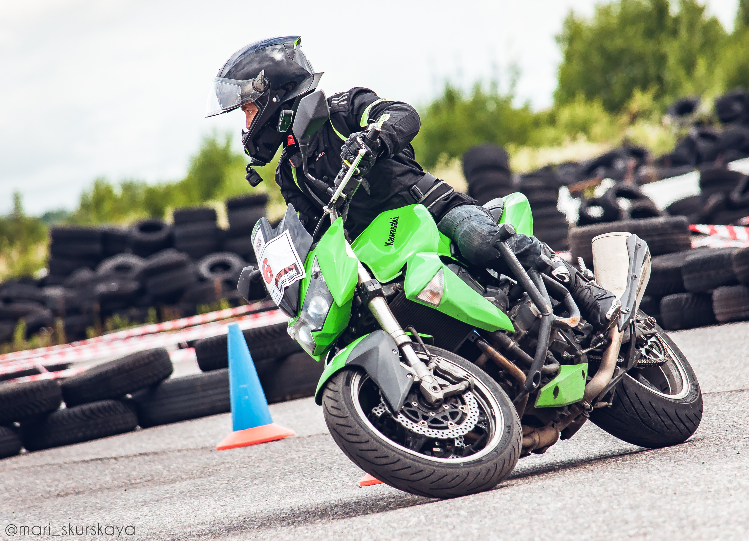 Соревнования по Мотоджимхане — 2019 Чемпионат СПб I этап. Мотофотограф в Санкт-Петербурге Мария Скурская