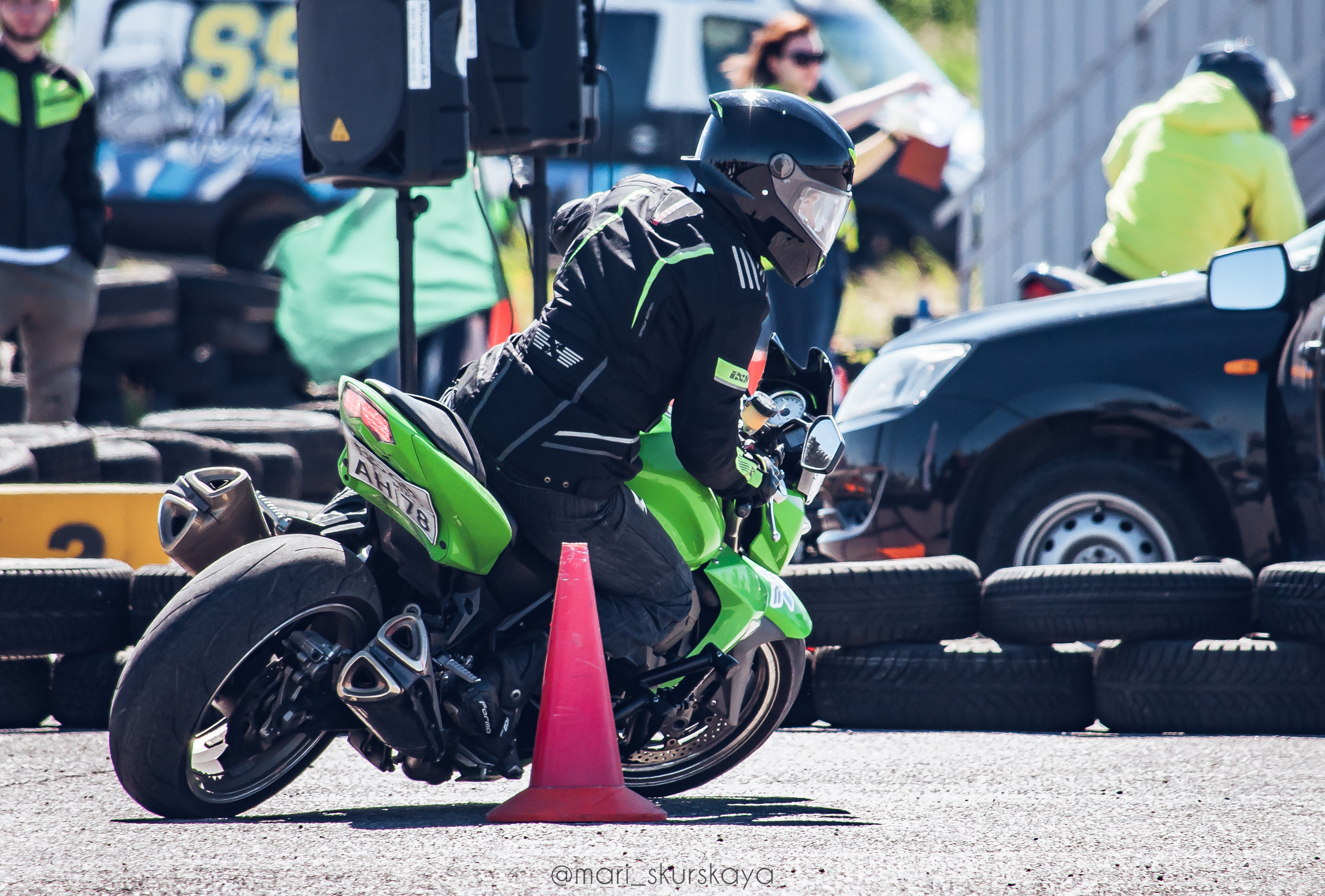 Соревнования по Мотоджимхане — 2019 Чемпионат СПб II этап. Мотофотограф в Санкт-Петербурге Мария Скурская