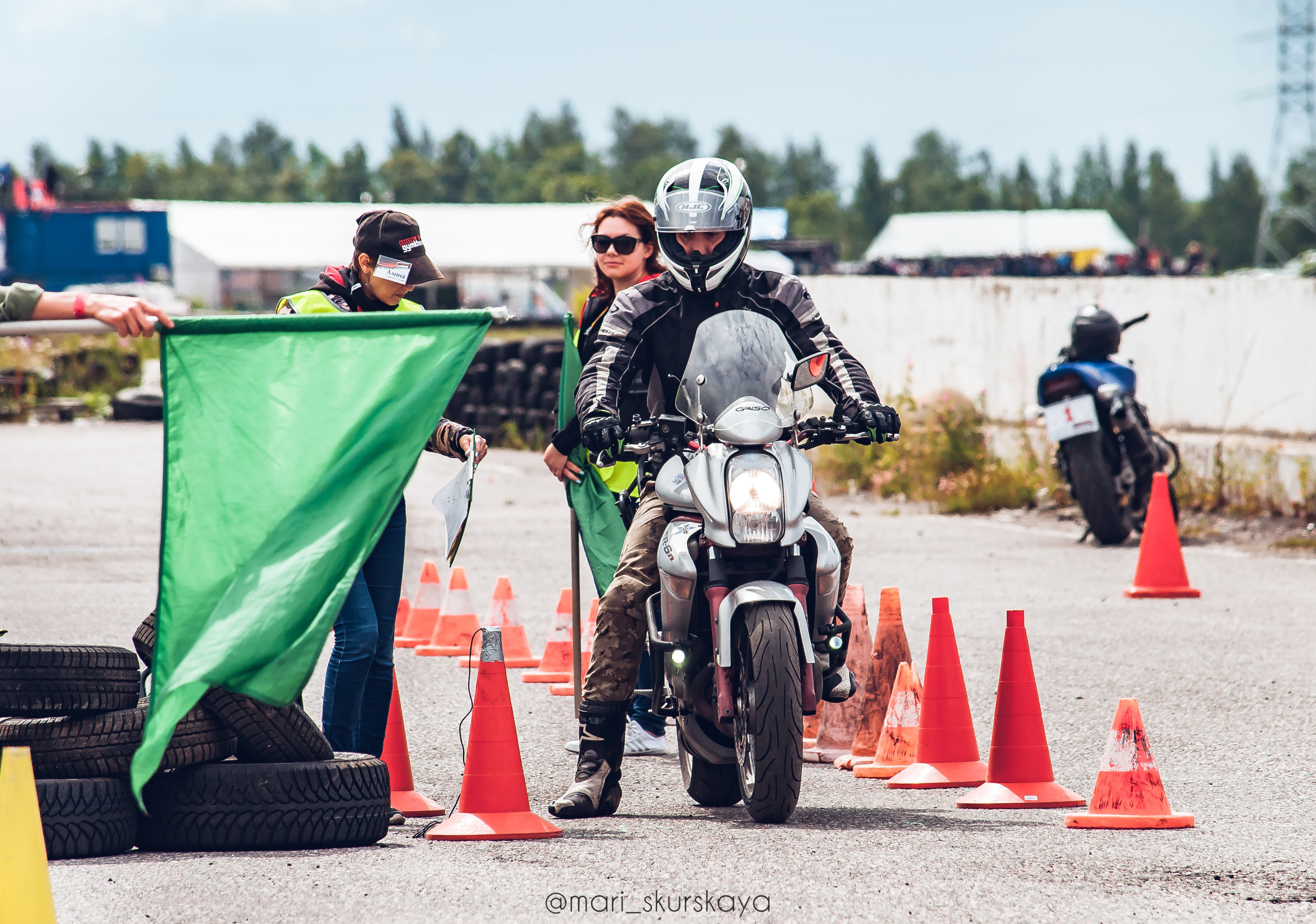 Соревнования по Мотоджимхане — 2019 Чемпионат СПб I этап. Мотофотограф в Санкт-Петербурге Мария Скурская