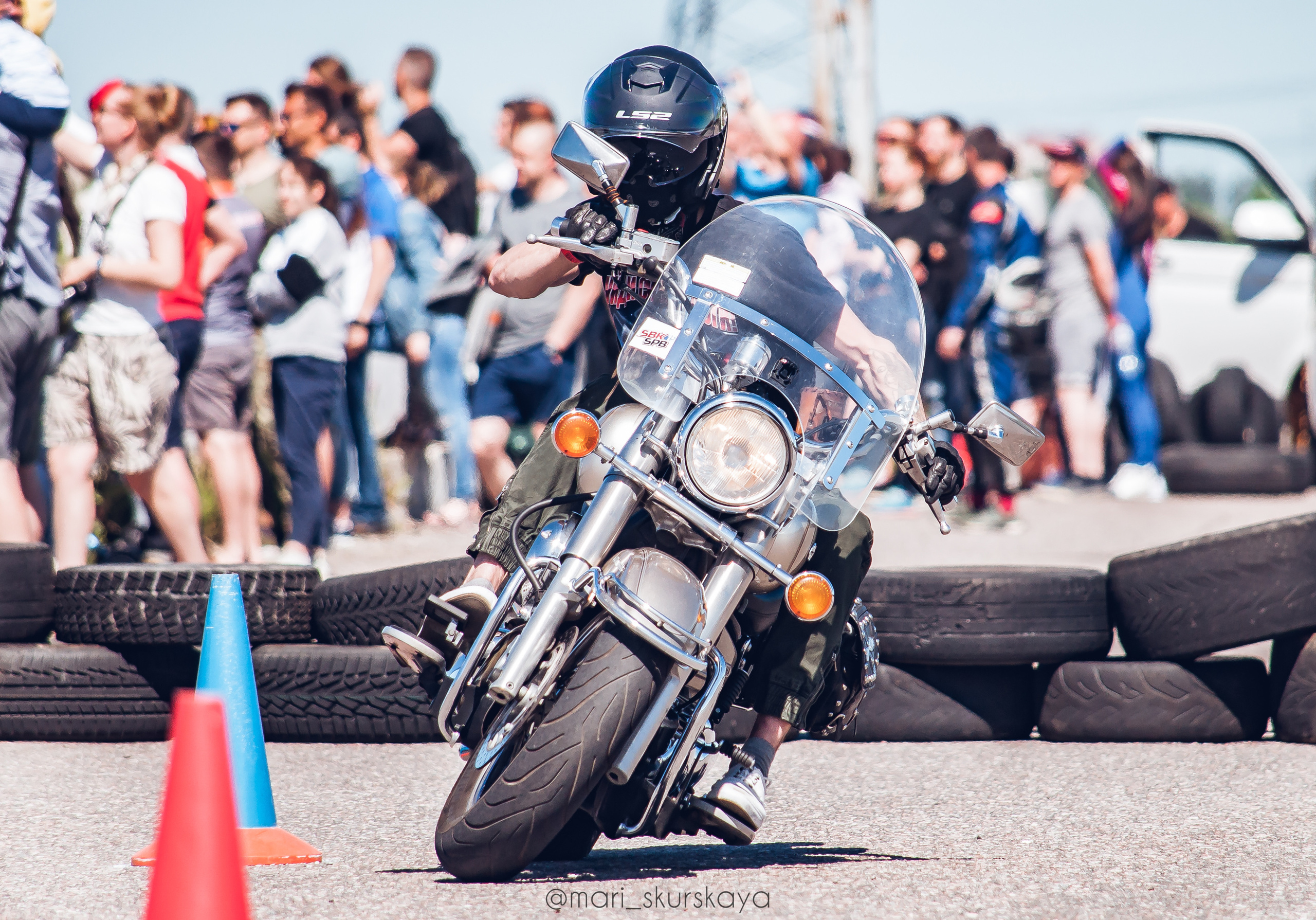 Соревнования по Мотоджимхане — 2019 Чемпионат СПб II этап. Мотофотограф в Санкт-Петербурге Мария Скурская