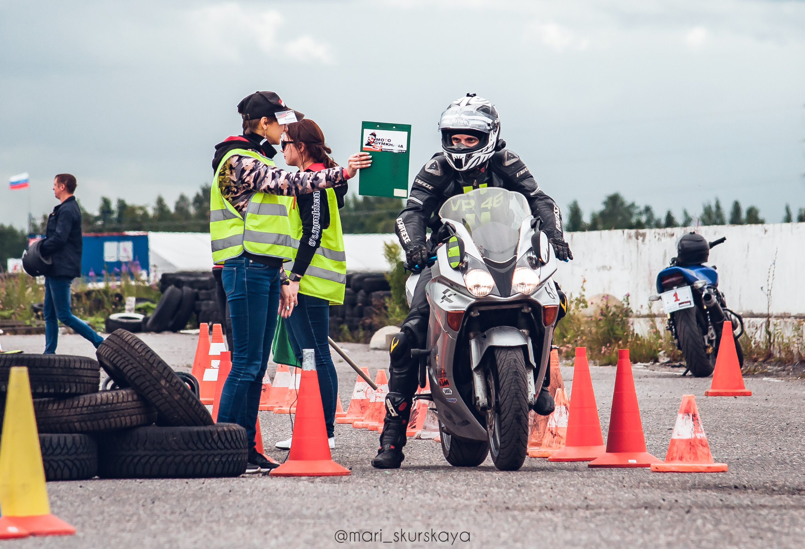 Соревнования по Мотоджимхане — 2019 Чемпионат СПб I этап. Мотофотограф в Санкт-Петербурге Мария Скурская