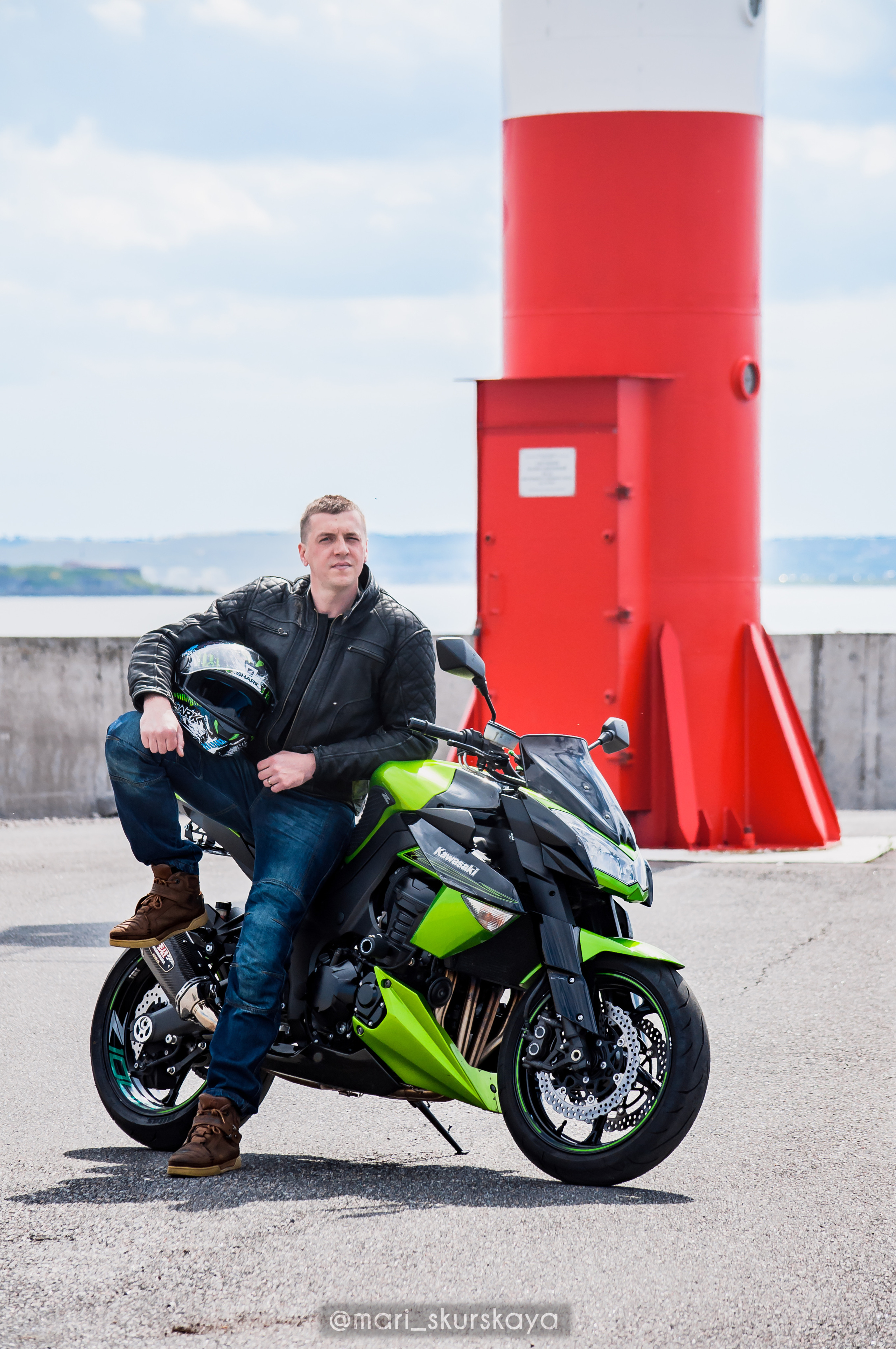 Кира и Кирилл — Kawasaki Z1000. Мотофотограф в Санкт-Петербурге Мария Скурская