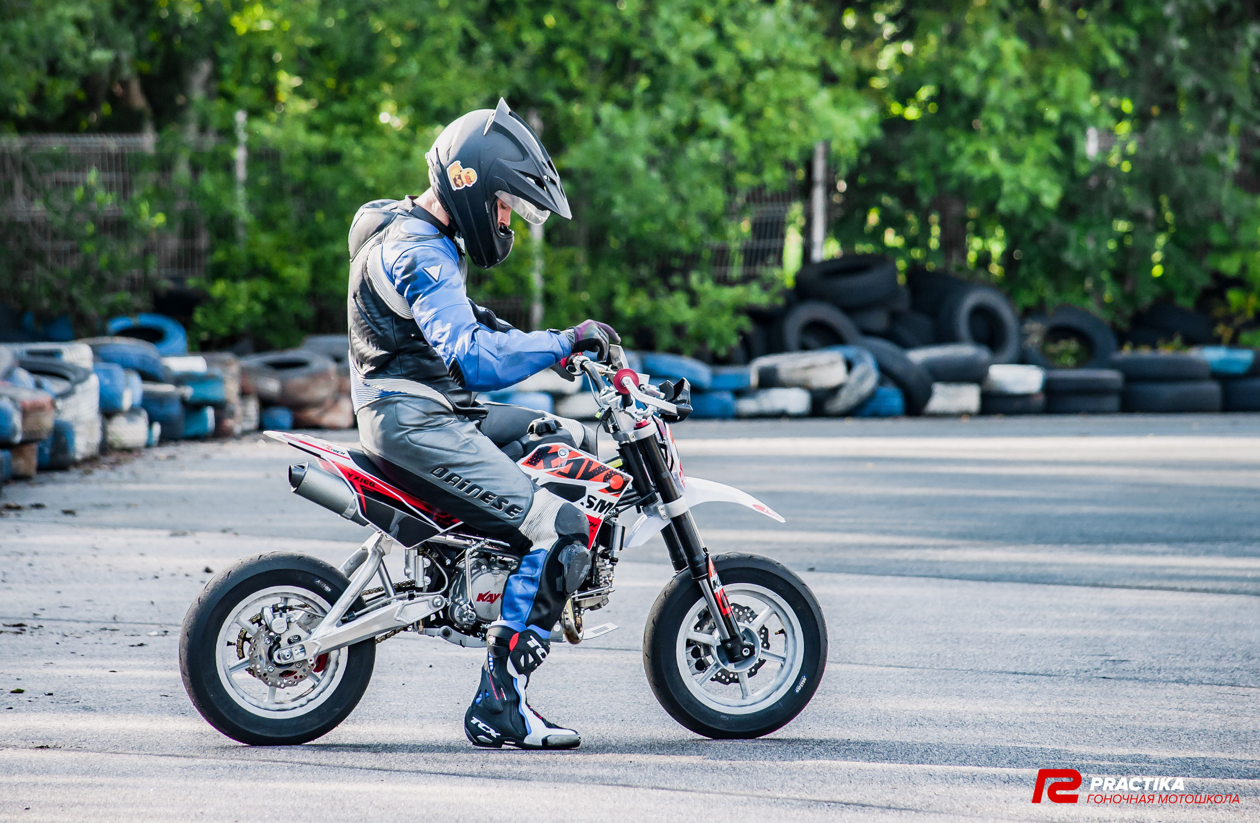 Соревнования гоночной мотошколы PRACTIKA. Мотофотограф в Санкт-Петербурге Мария Скурская