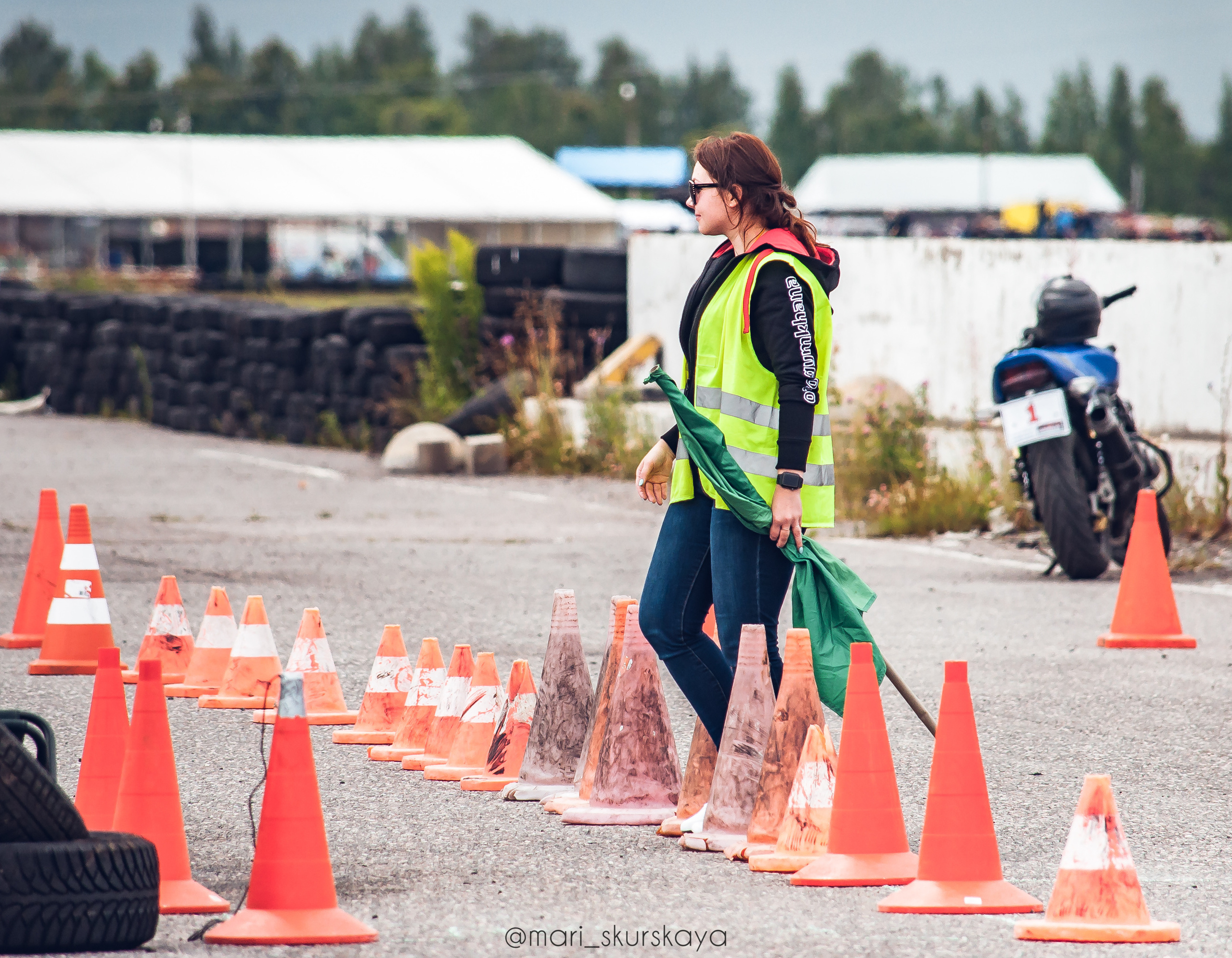 Соревнования по Мотоджимхане — 2019 Чемпионат СПб I этап. Мотофотограф в Санкт-Петербурге Мария Скурская