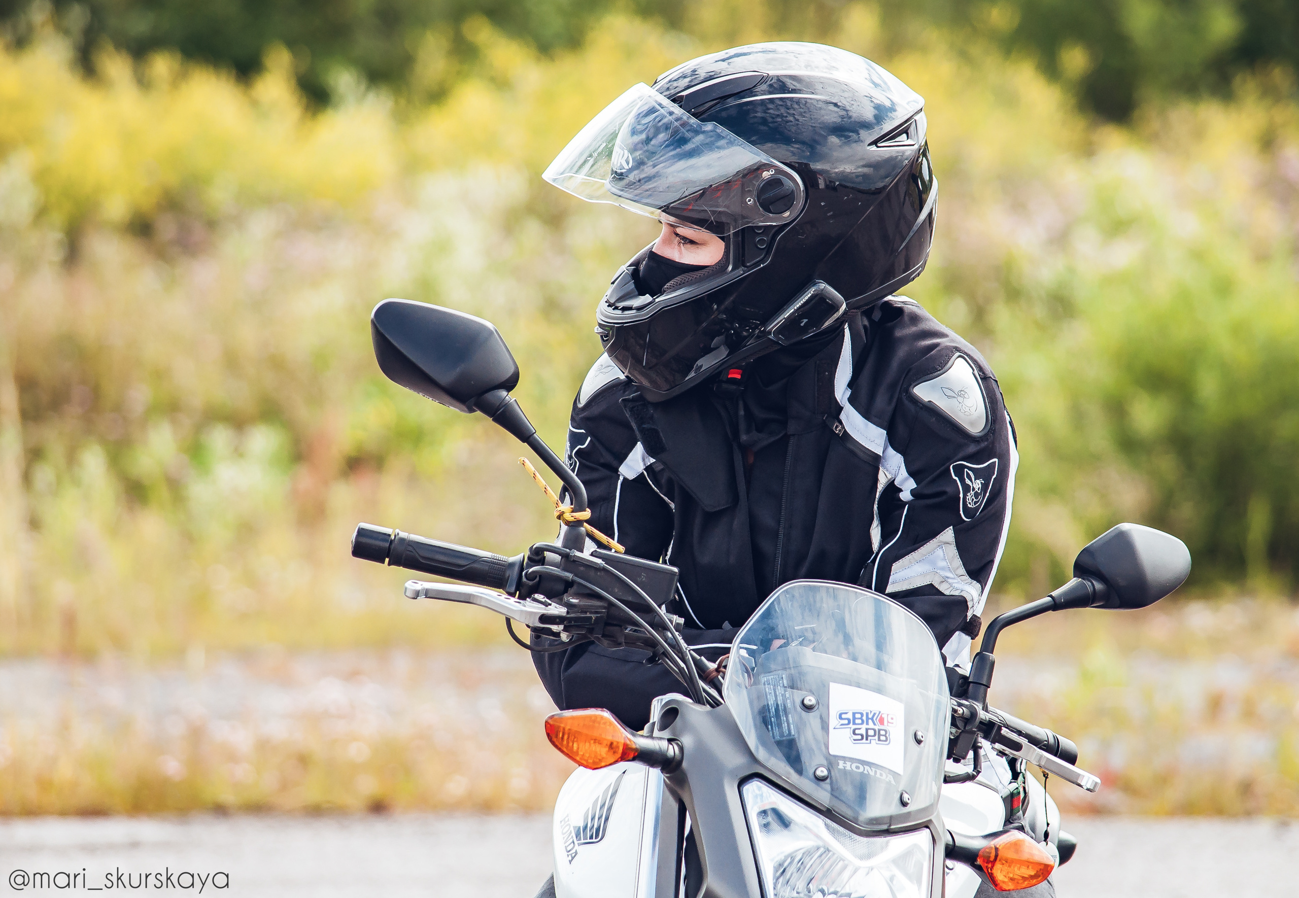 Соревнования по Мотоджимхане — 2019 Чемпионат СПб I этап. Мотофотограф в Санкт-Петербурге Мария Скурская