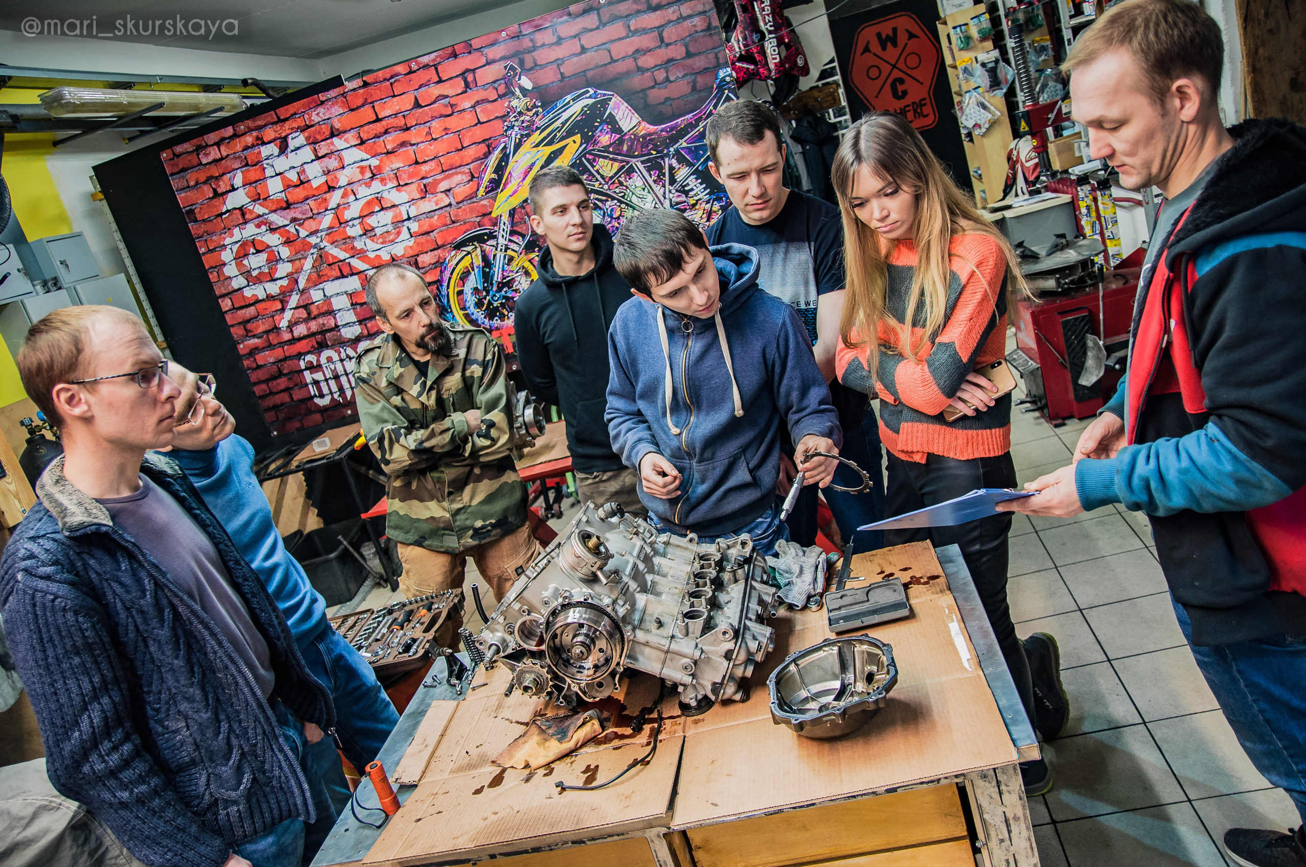 Мотосервис. Мотофотограф в Санкт-Петербурге Мария Скурская