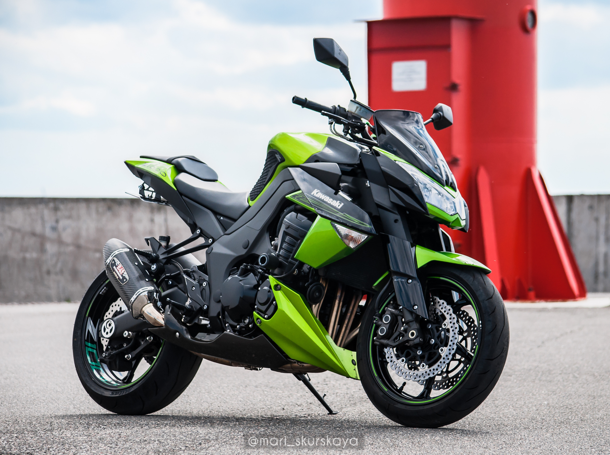 Кира и Кирилл — Kawasaki Z1000. Мотофотограф в Санкт-Петербурге Мария Скурская