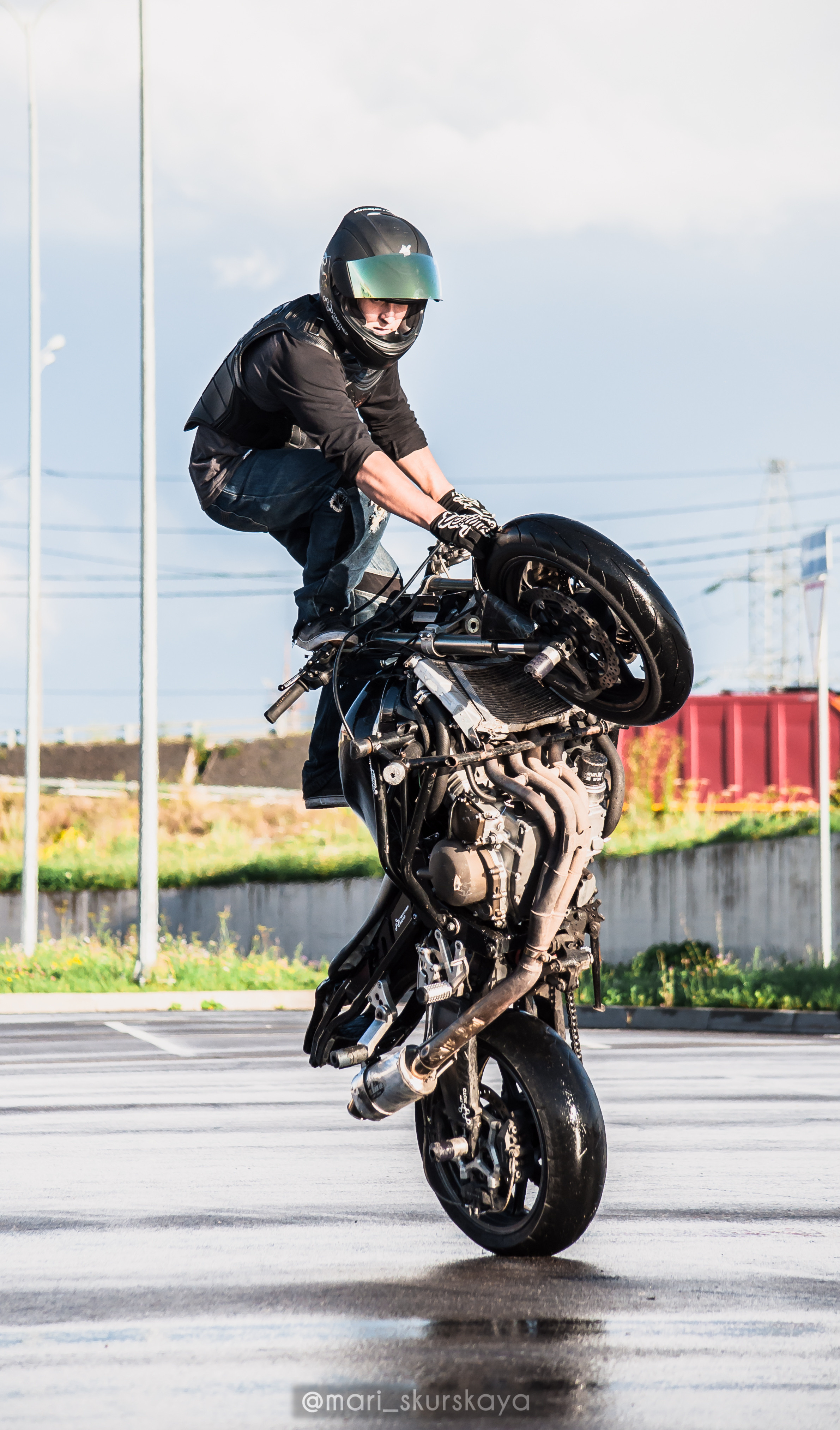 Стантрайдинг / Stuntriding. Мотофотограф в Санкт-Петербурге Мария Скурская