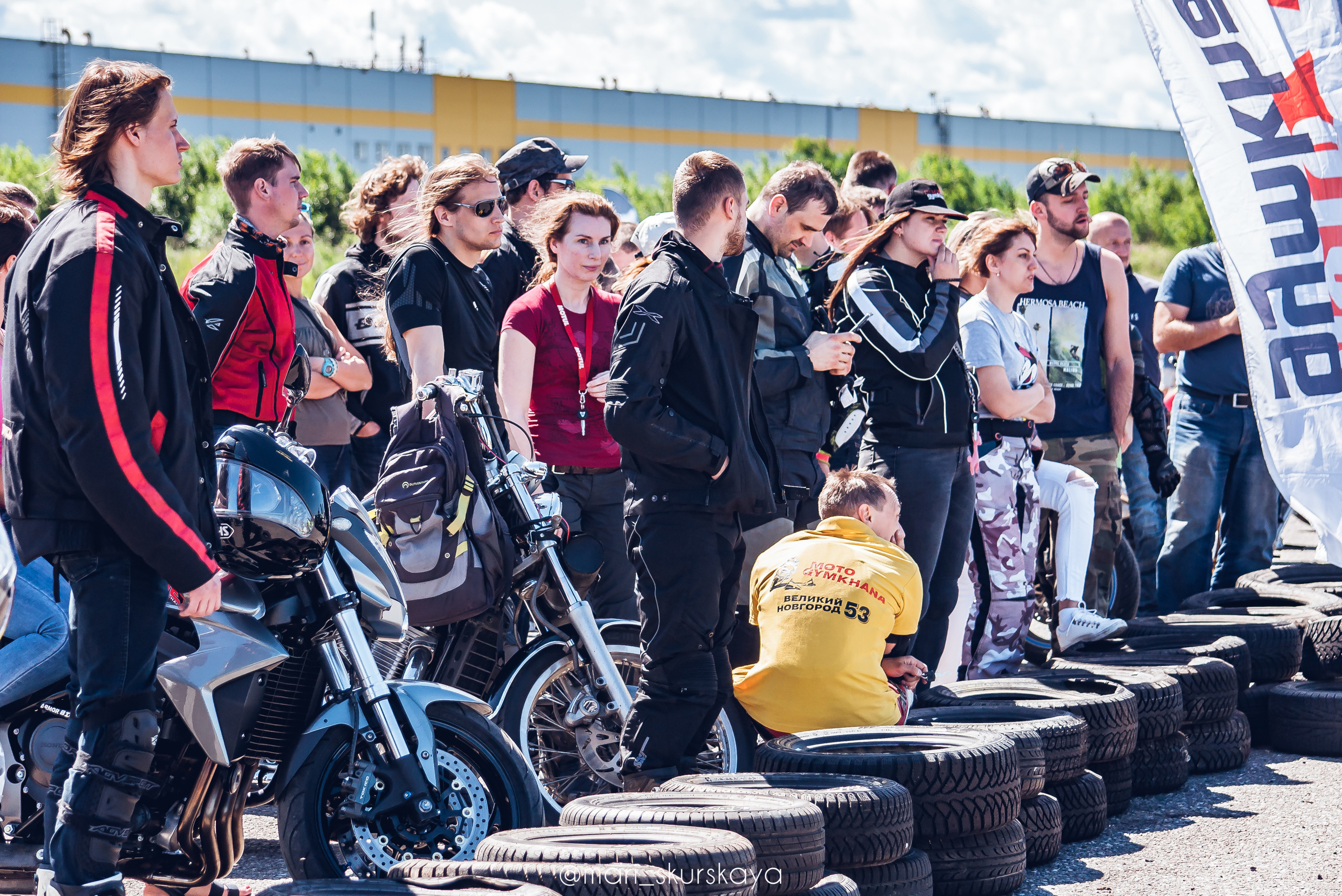 Соревнования по Мотоджимхане — 2019 Чемпионат СПб II этап. Мотофотограф в Санкт-Петербурге Мария Скурская
