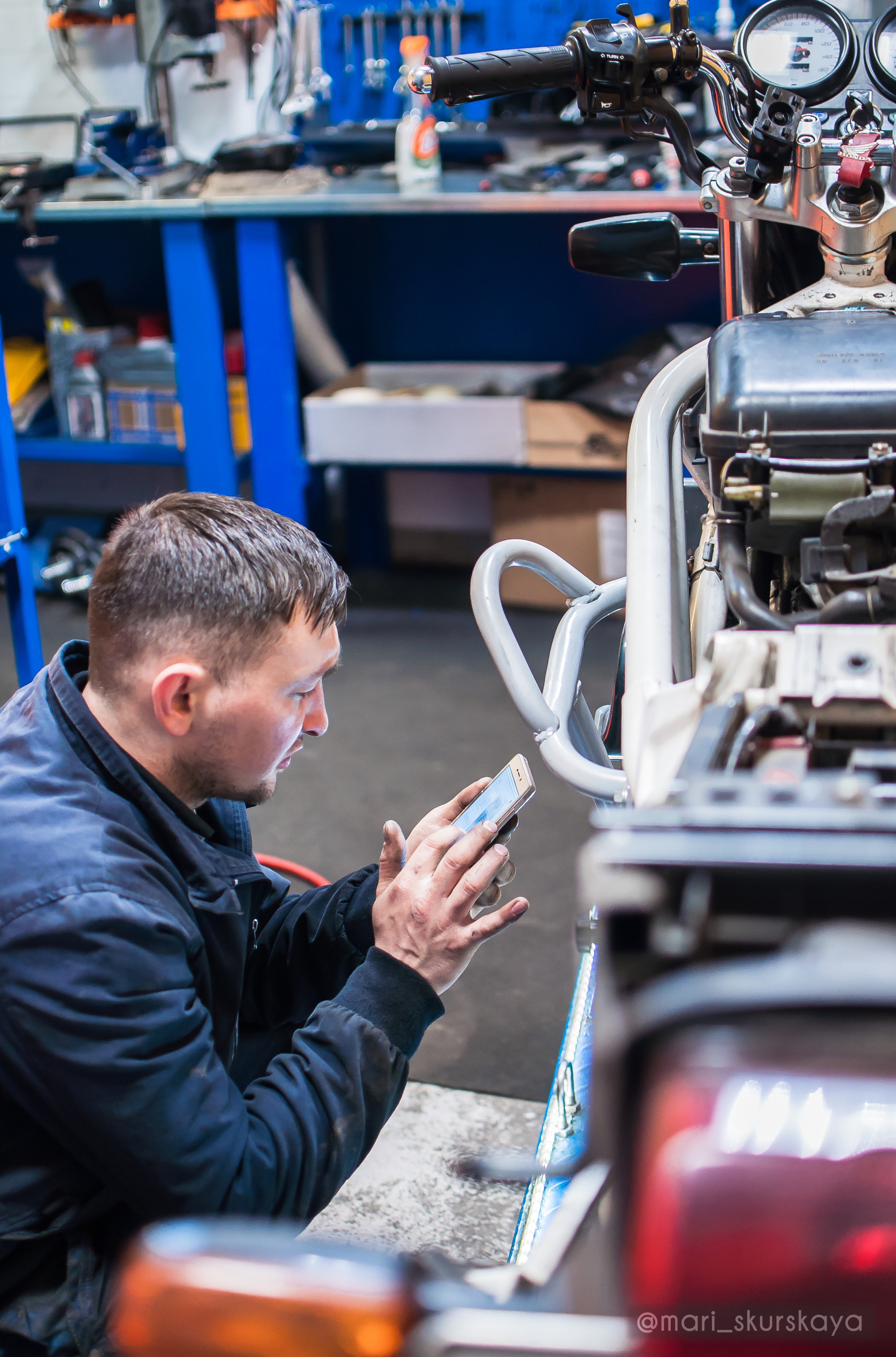 Мотосервис. Мотофотограф в Санкт-Петербурге Мария Скурская