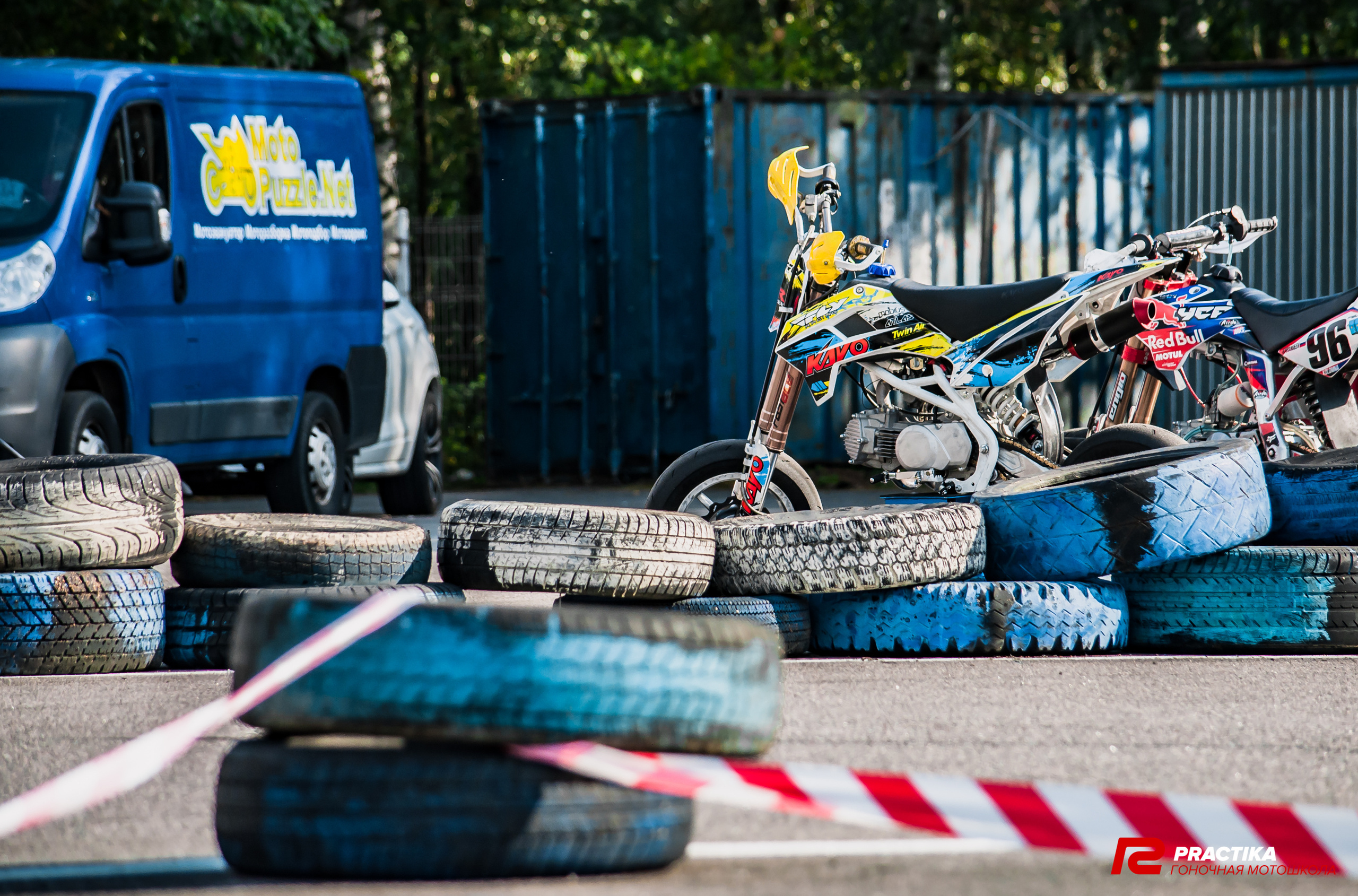 Соревнования гоночной мотошколы PRACTIKA. Мотофотограф в Санкт-Петербурге Мария Скурская