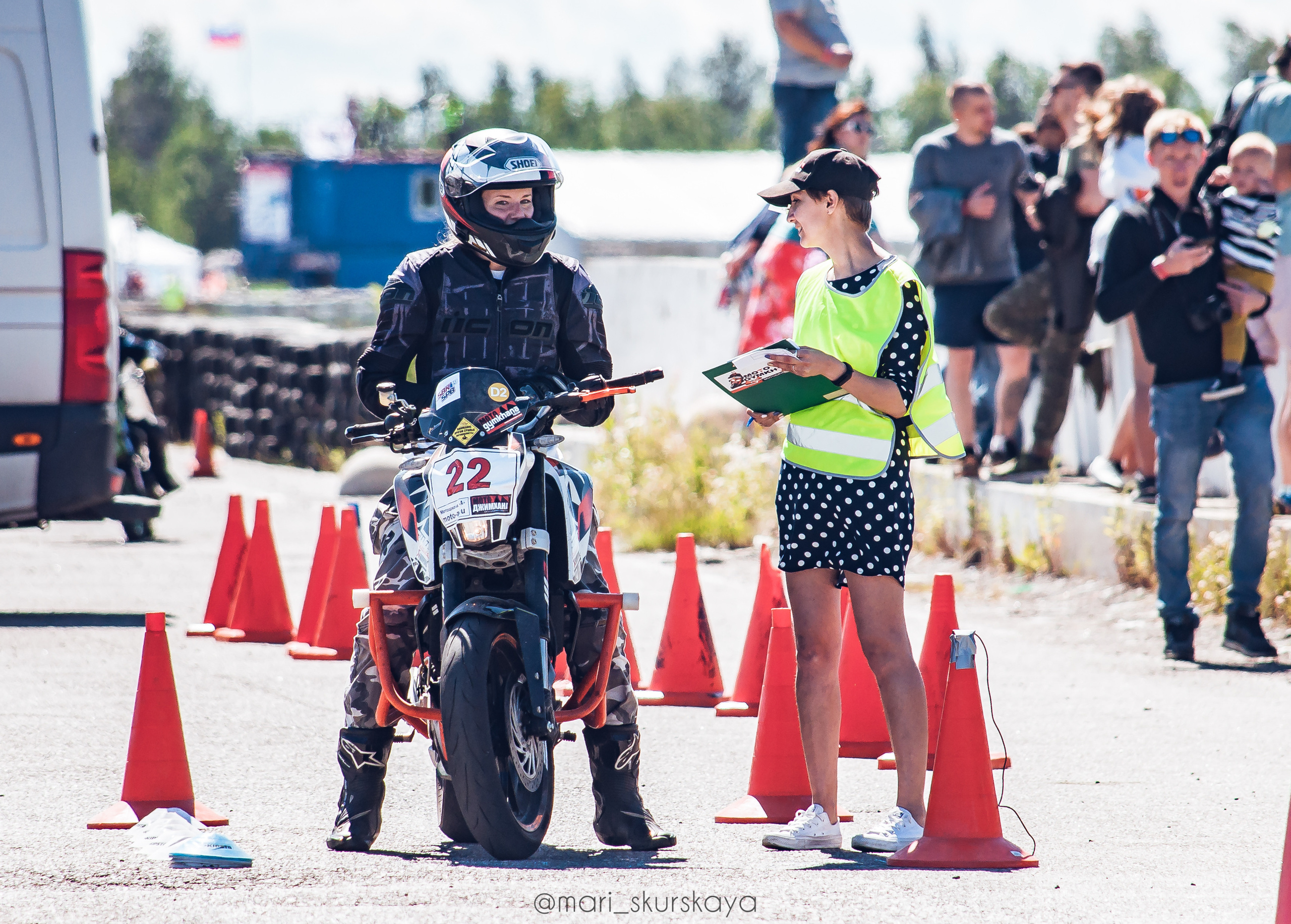 Соревнования по Мотоджимхане — 2019 Чемпионат СПб II этап. Мотофотограф в Санкт-Петербурге Мария Скурская