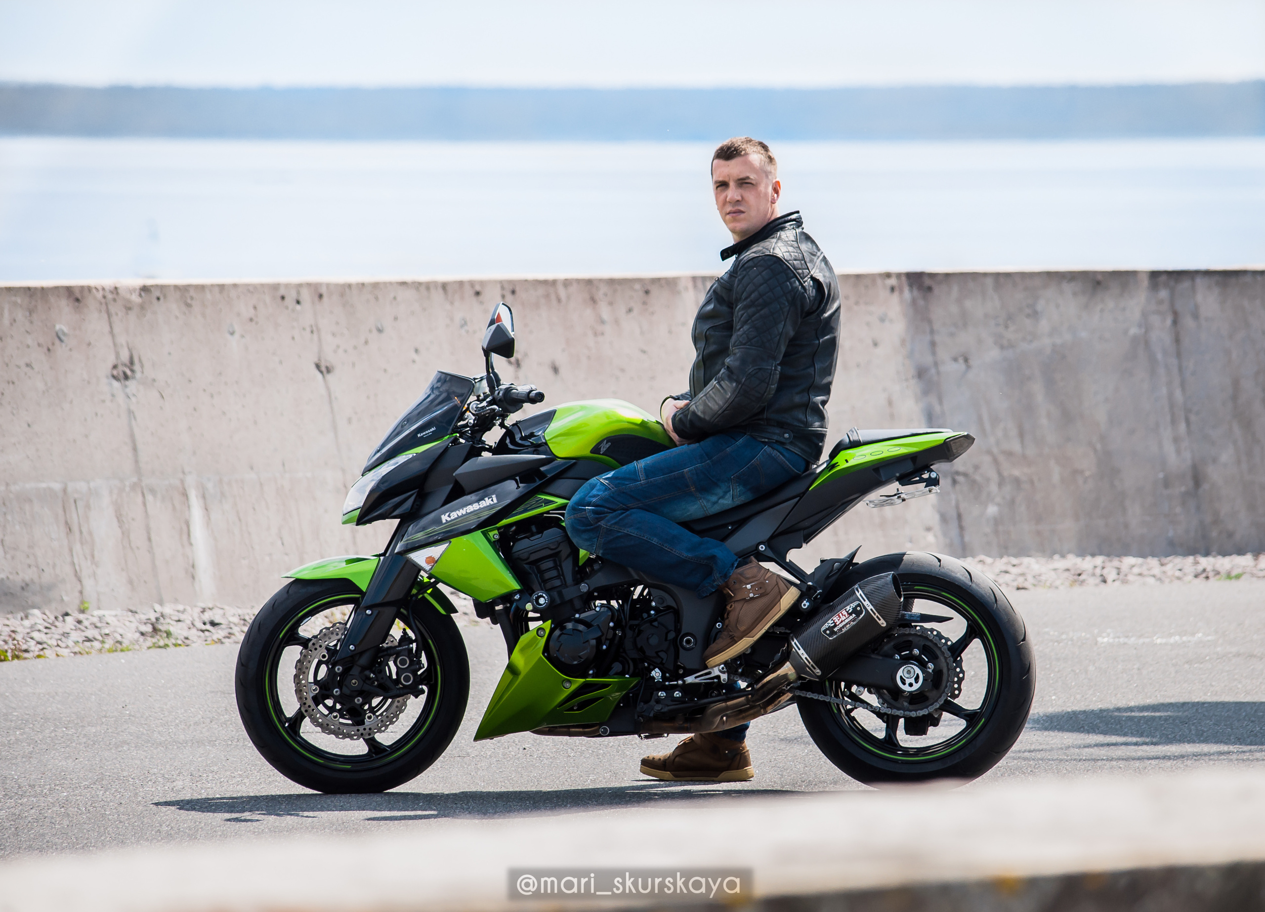 Кира и Кирилл — Kawasaki Z1000. Мотофотограф в Санкт-Петербурге Мария Скурская