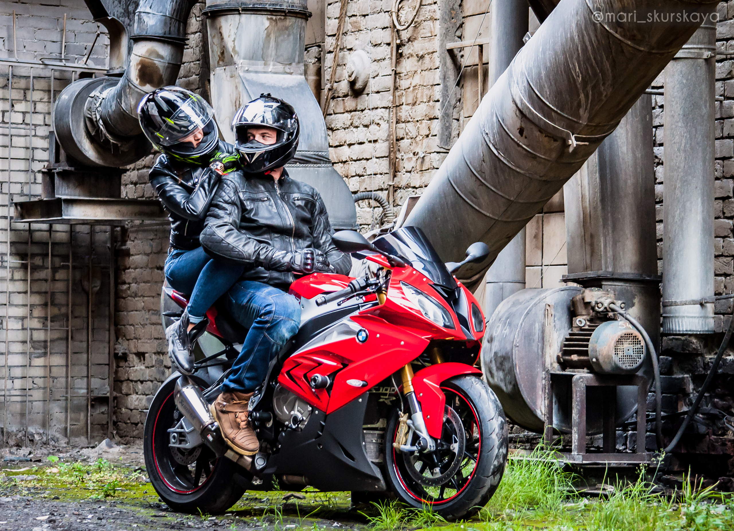 Кира и Кирилл — BMW S1000RR. Мотофотограф в Санкт-Петербурге Мария Скурская