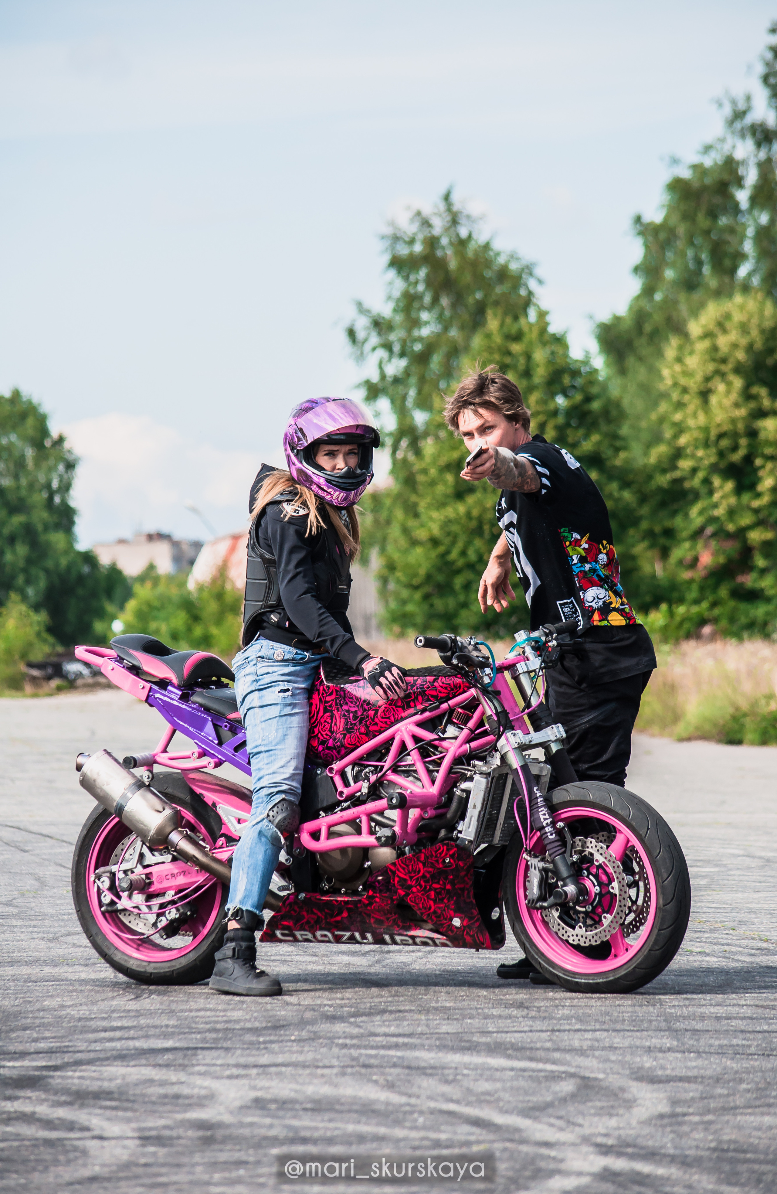 Стантрайдинг / Stuntriding. Мотофотограф в Санкт-Петербурге Мария Скурская